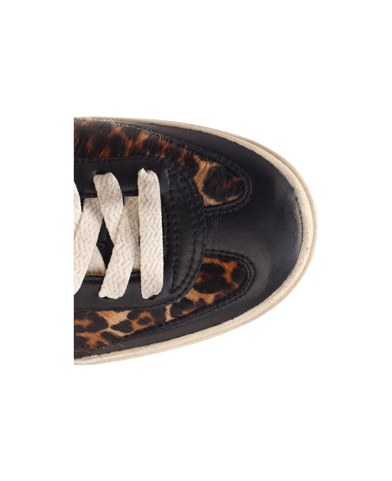 Golden Goose 
soul Star
 Sneakers - BEIGE BROWN BLACK LEO/BLACK