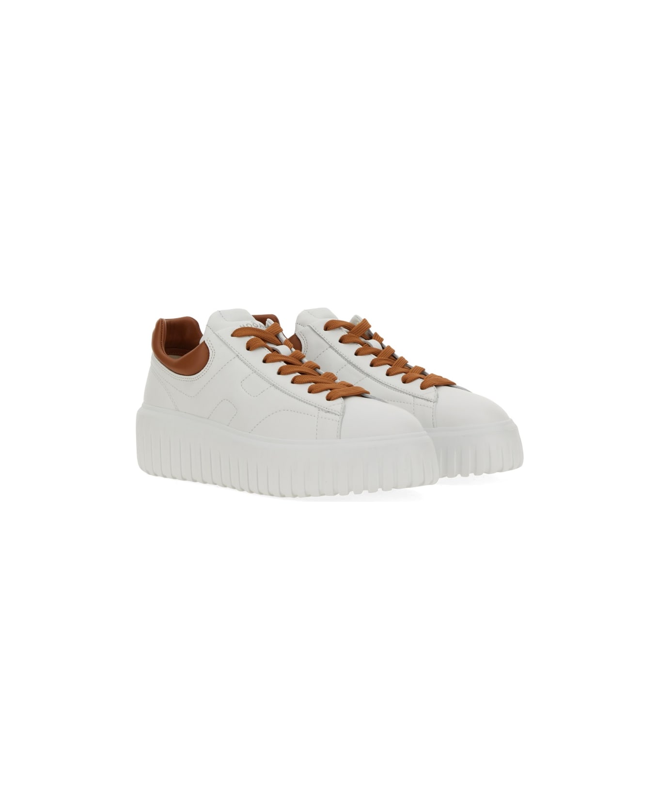 Hogan Sneaker H-stripes - WHITE