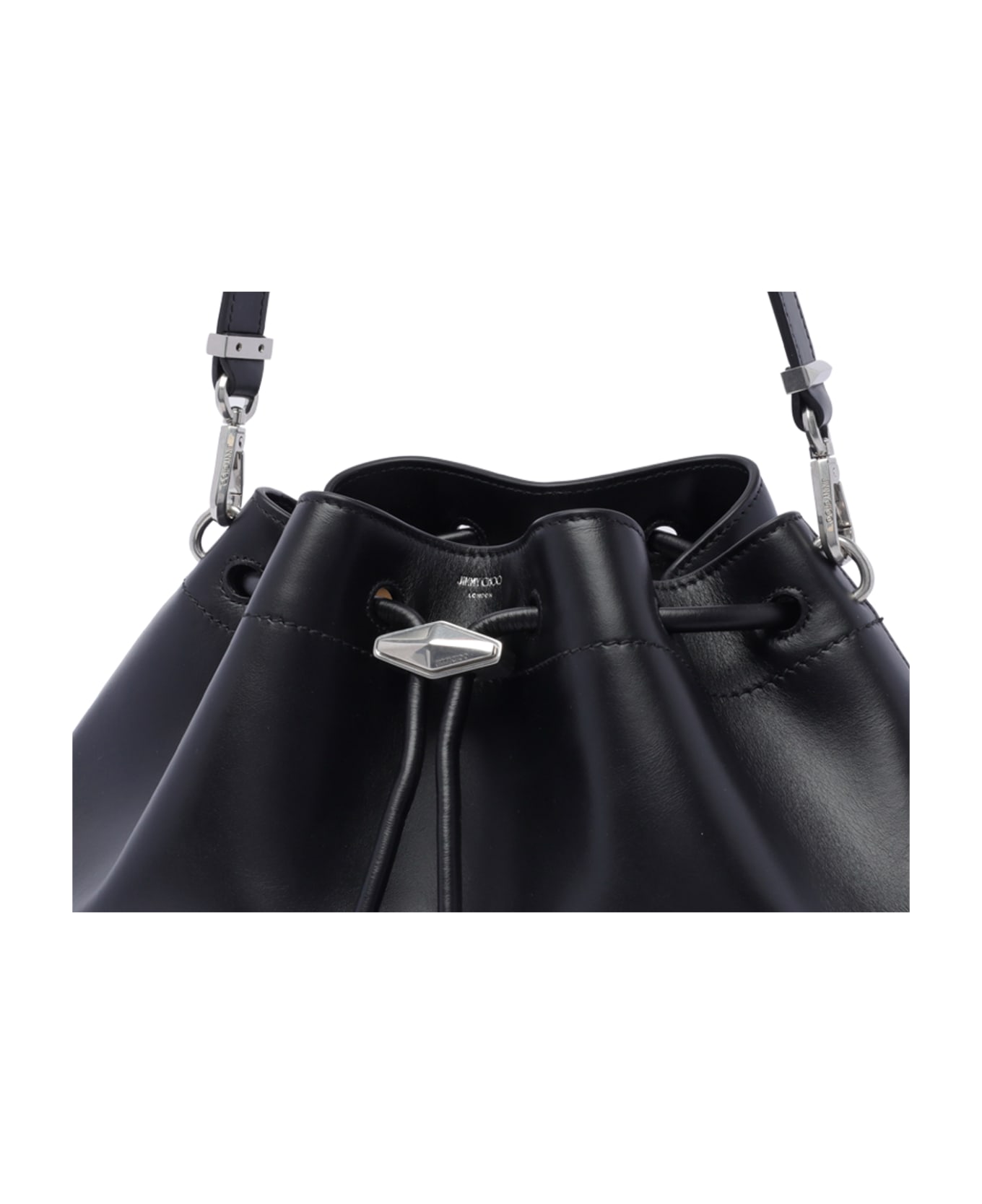 Jimmy Choo Bon Bon Bucket Bag - Black