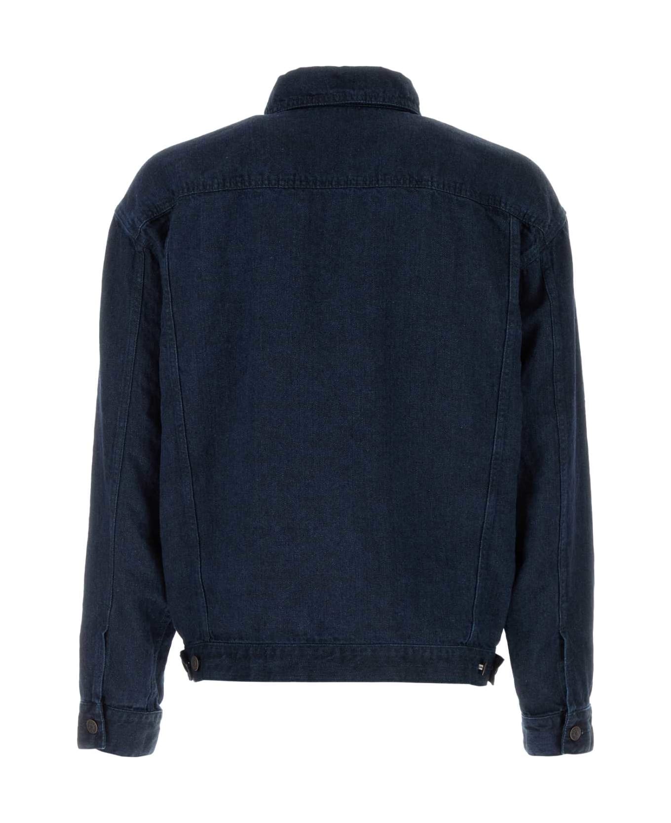The Row Denim Seb Jacket - DARKINDIGO