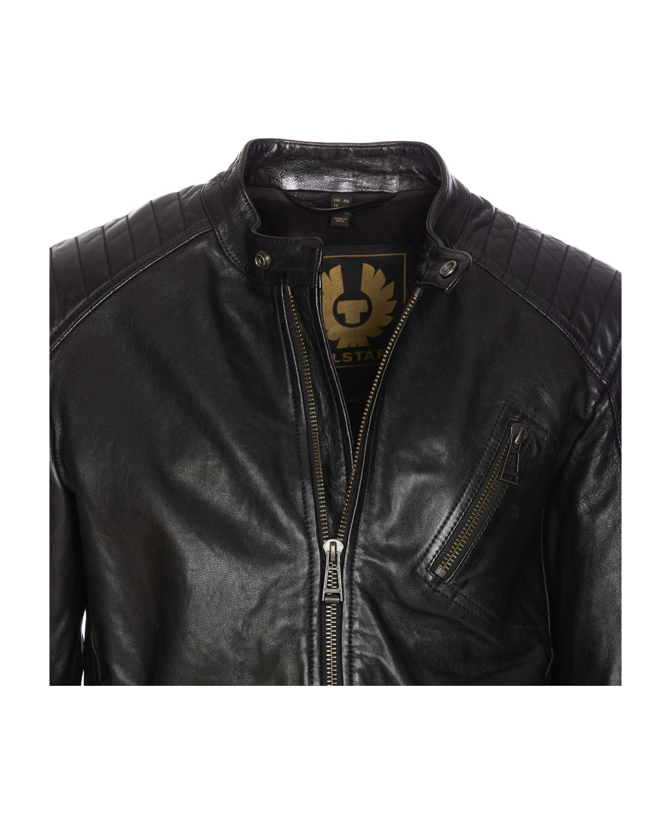 Belstaff V Racer Leather Jacket - Black