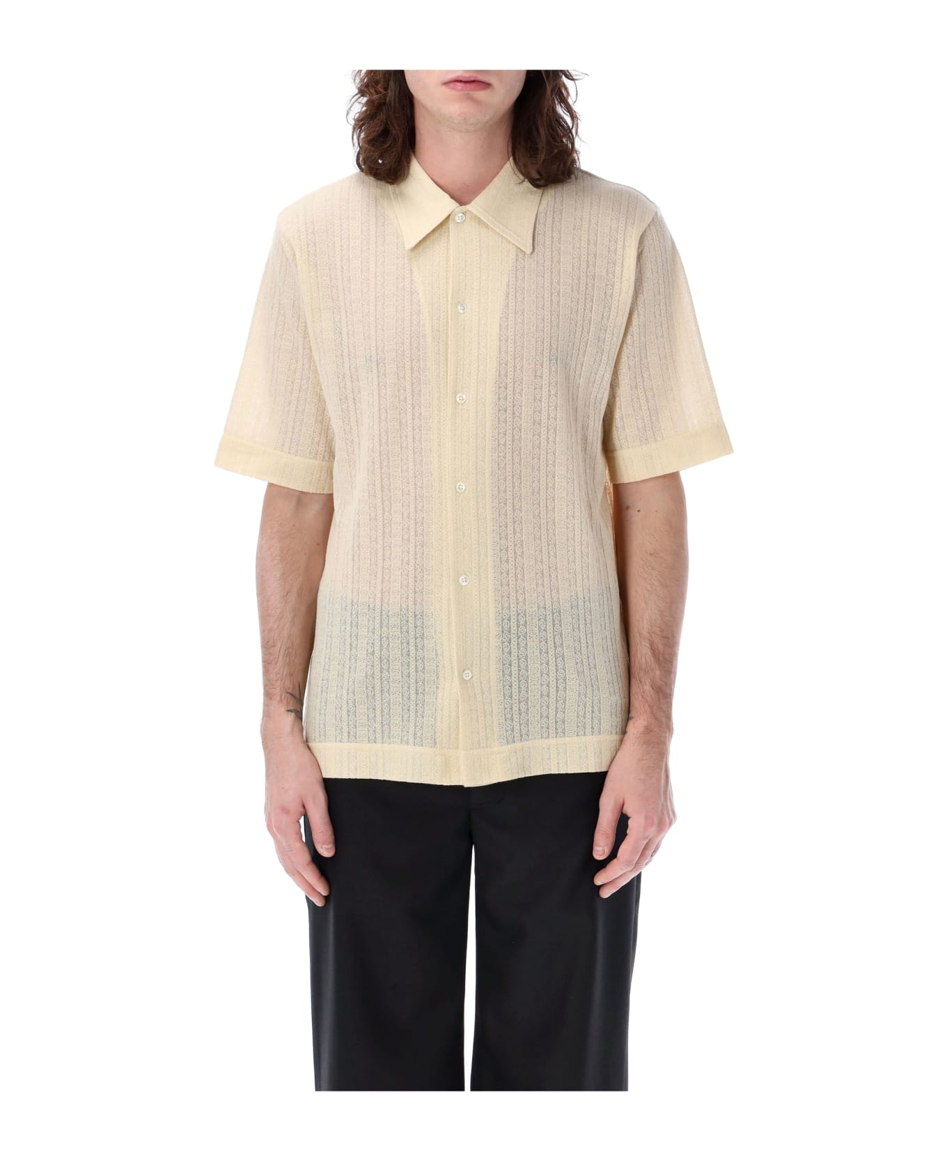 Séfr Suneham Shirt - MEDALLION IVORY シャツ