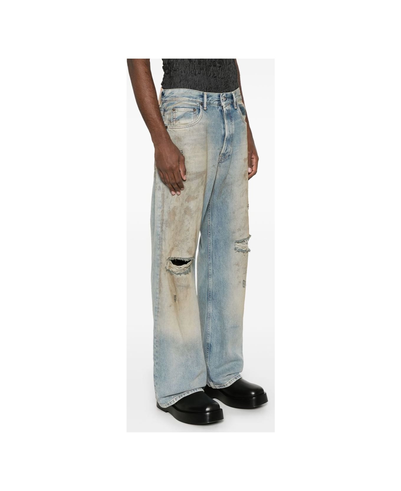 Acne Studios Denim Cotton Jeans - Blue