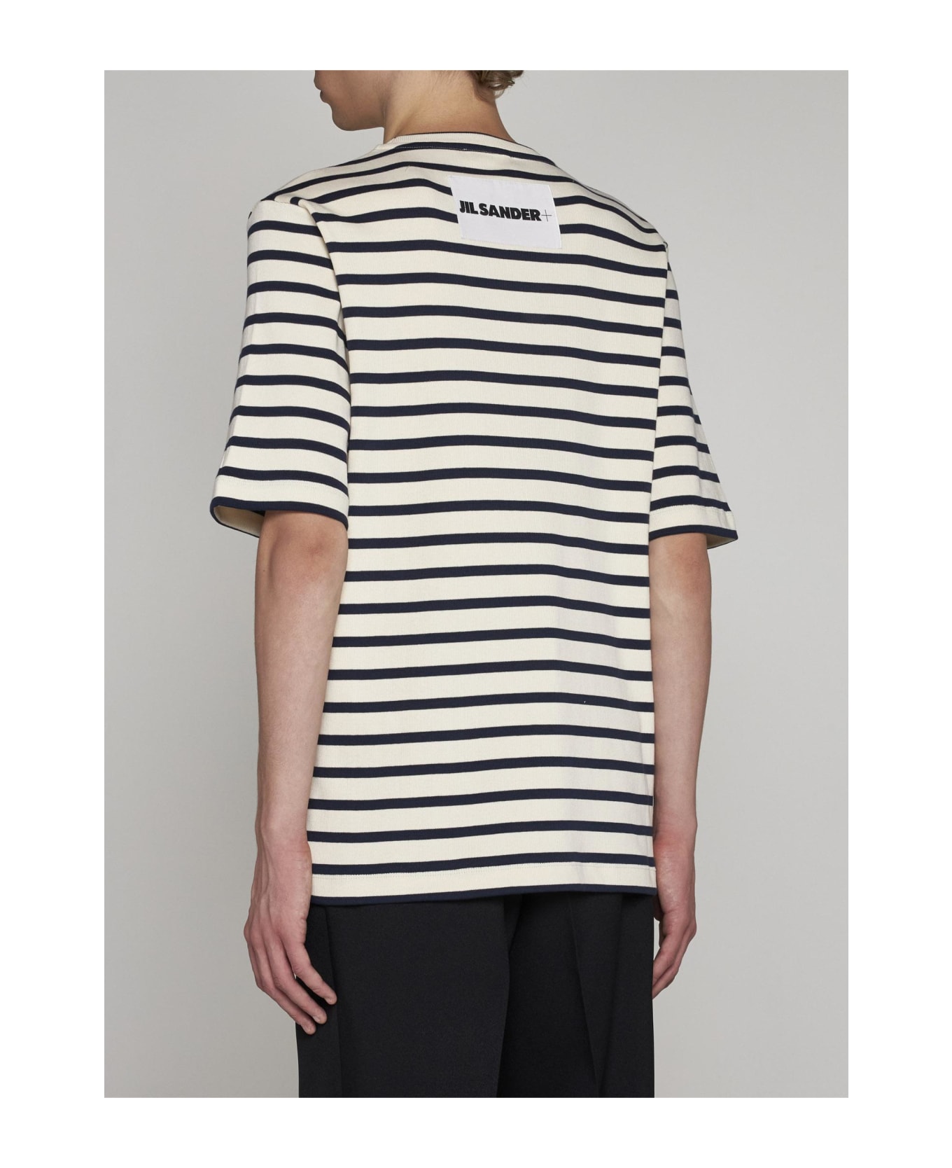 Jil Sander Striped Cotton T-shirt - Mariniere