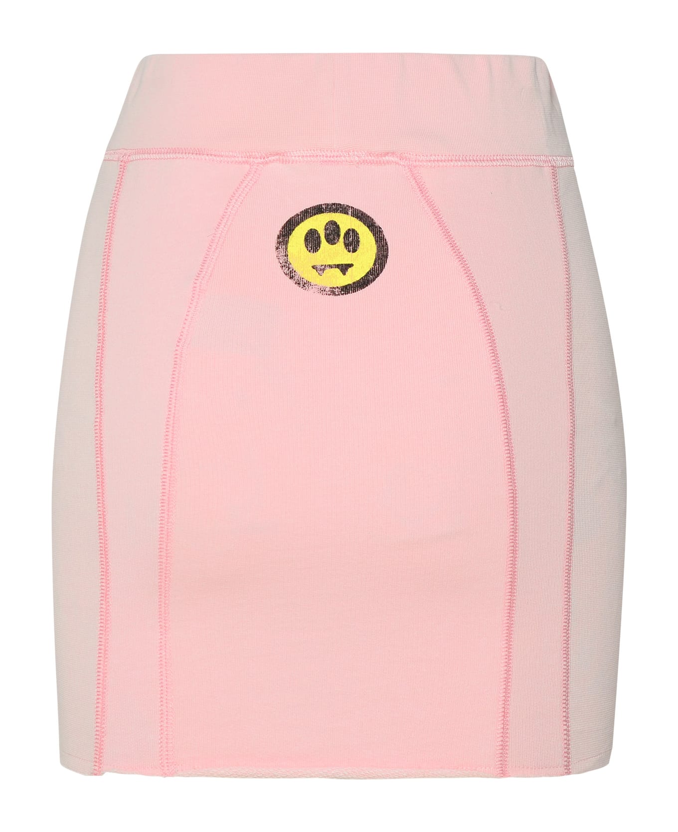 Barrow Pink Cotton Miniskirt - Pink