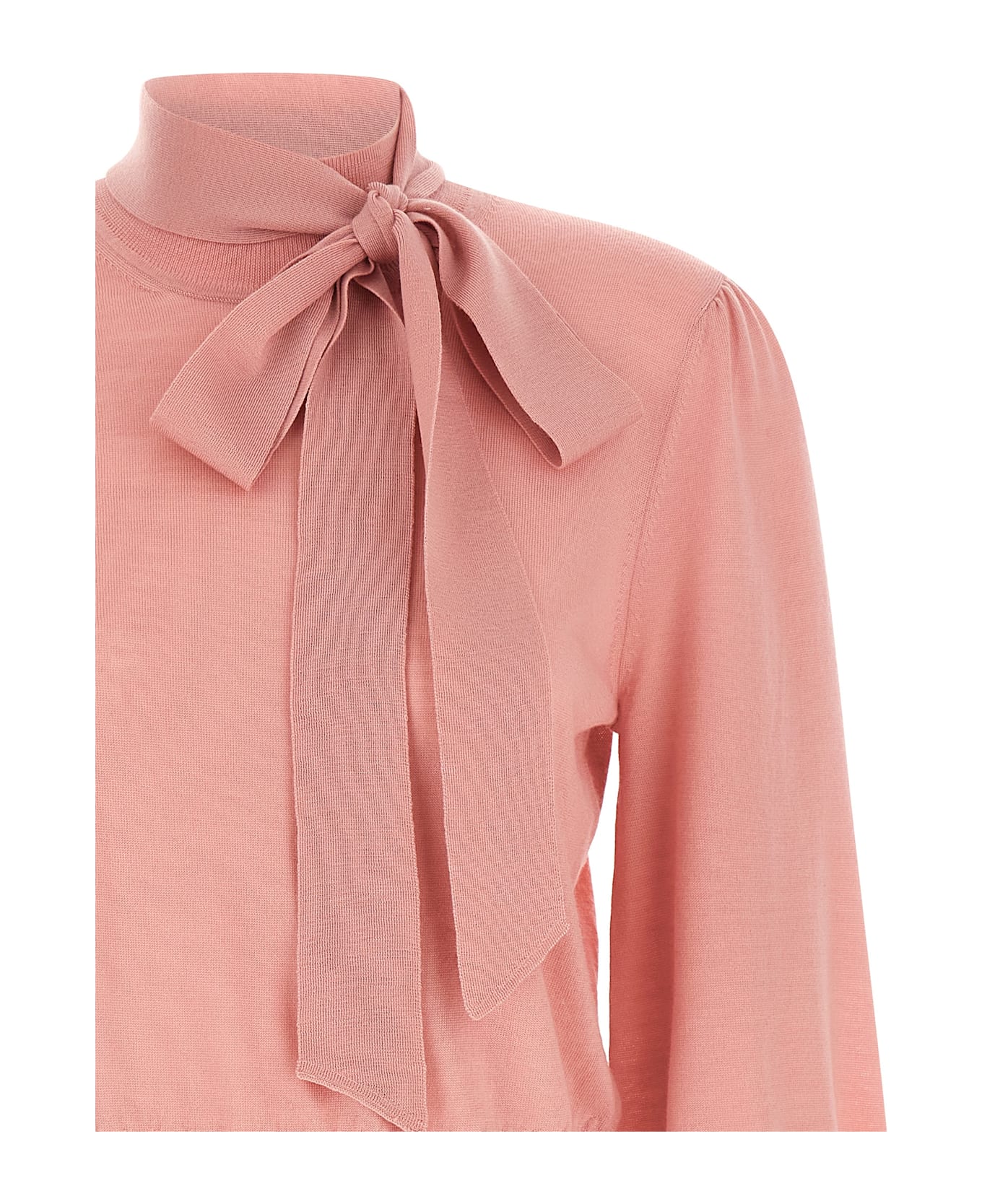 Zimmermann 
pussybow
 Sweater - Pink