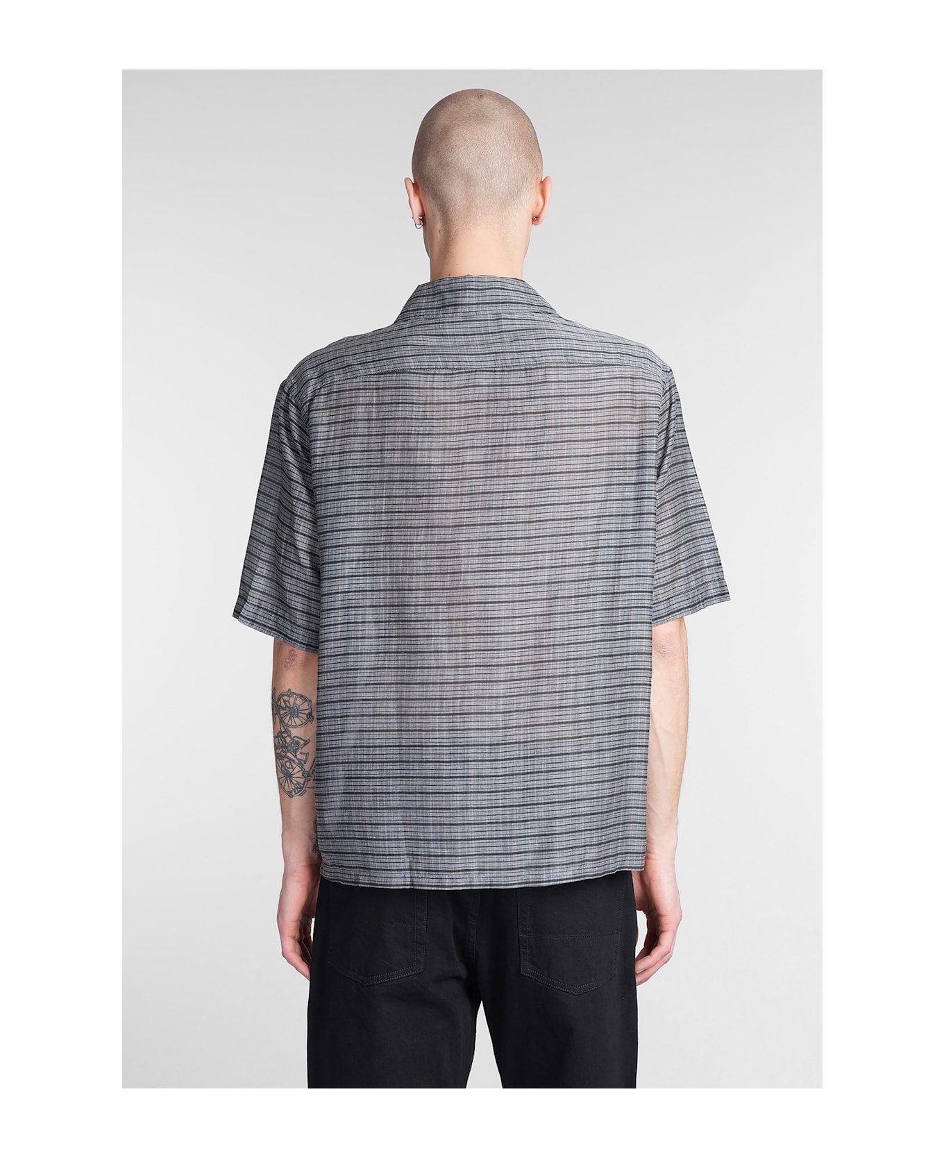 Our Legacy Heusen Shirt In Grey Cotton - grey