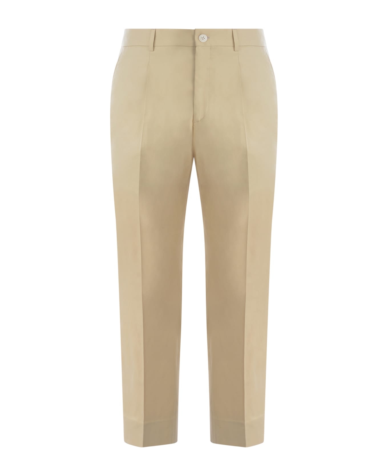 costumein Trousers Costumein In Cotton Available Store Pompei - Beige