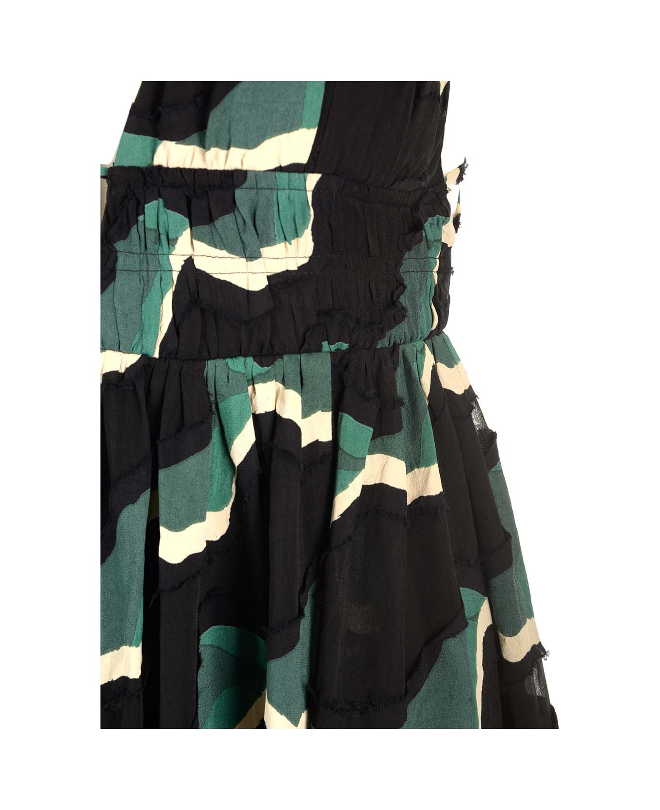 Ulla Johnson 'adonis' Printed Dress - Seasp Sea Sapphire ワンピース＆ドレス