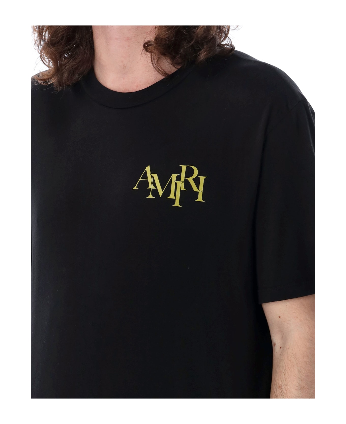 AMIRI Crystal Champagne T-shirt - BLACK