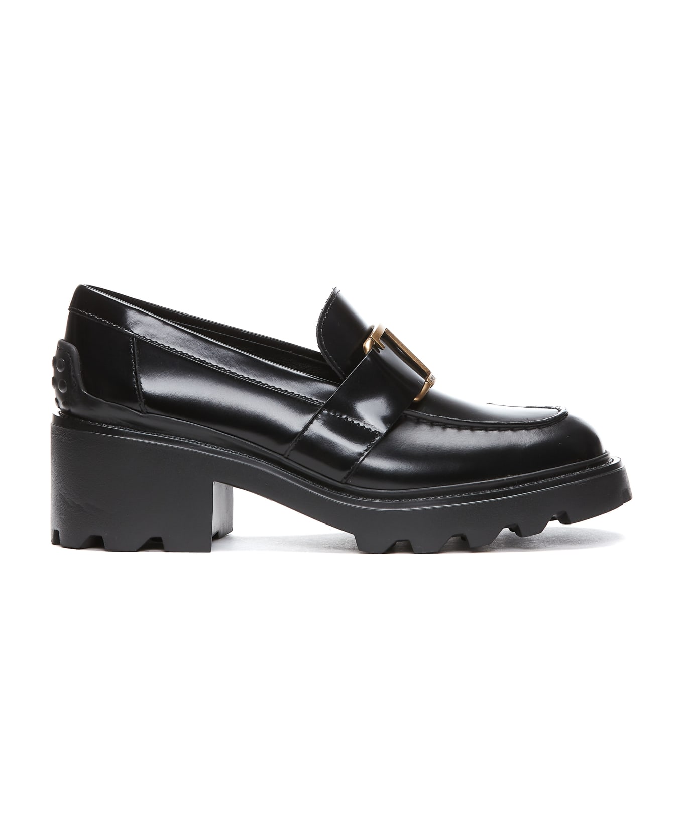 Tod's Leather Loafers - Black