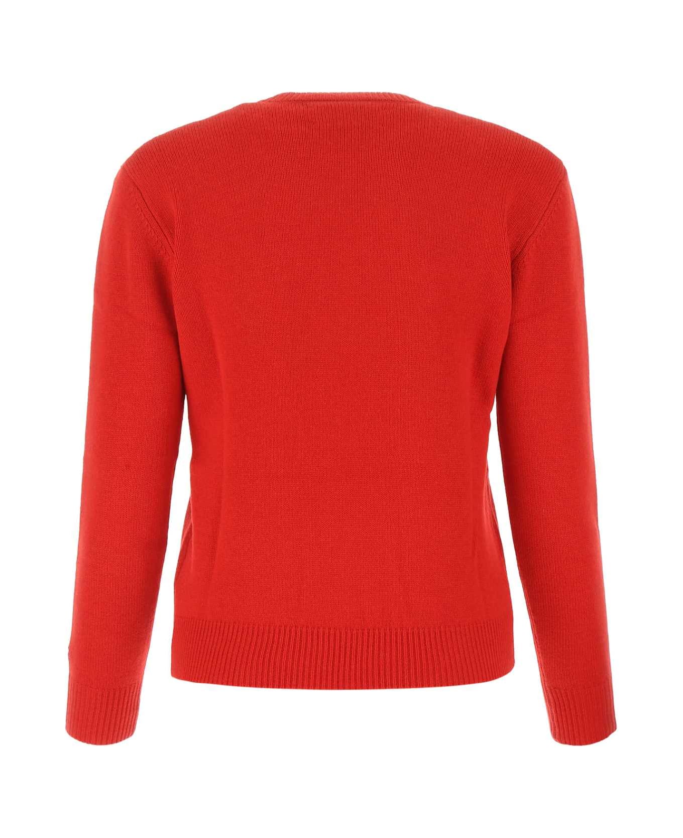 MC2 Saint Barth Red Wool Blend Sweater - 41 フリース