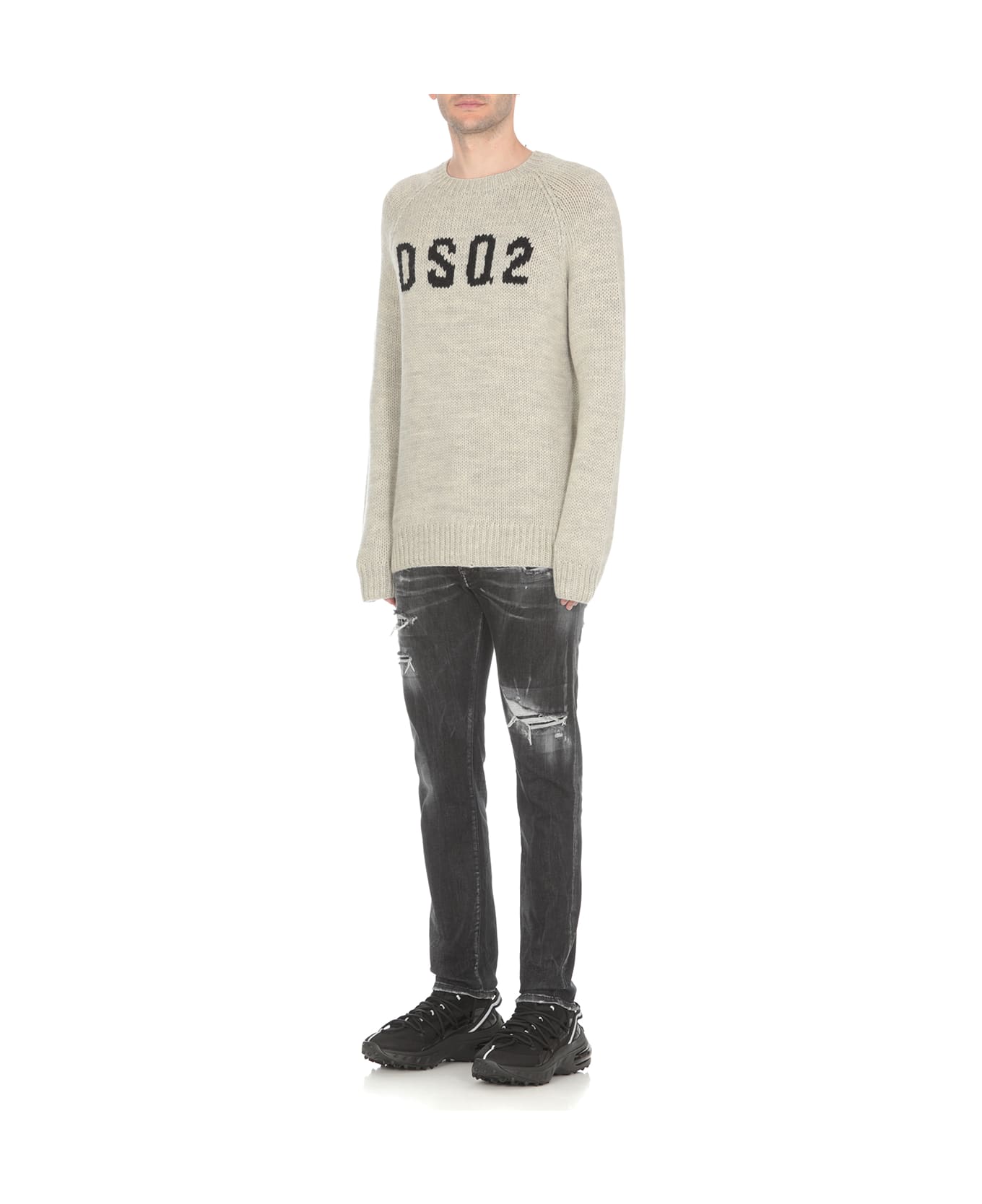 Dsquared2 Wool Sweater - Grey