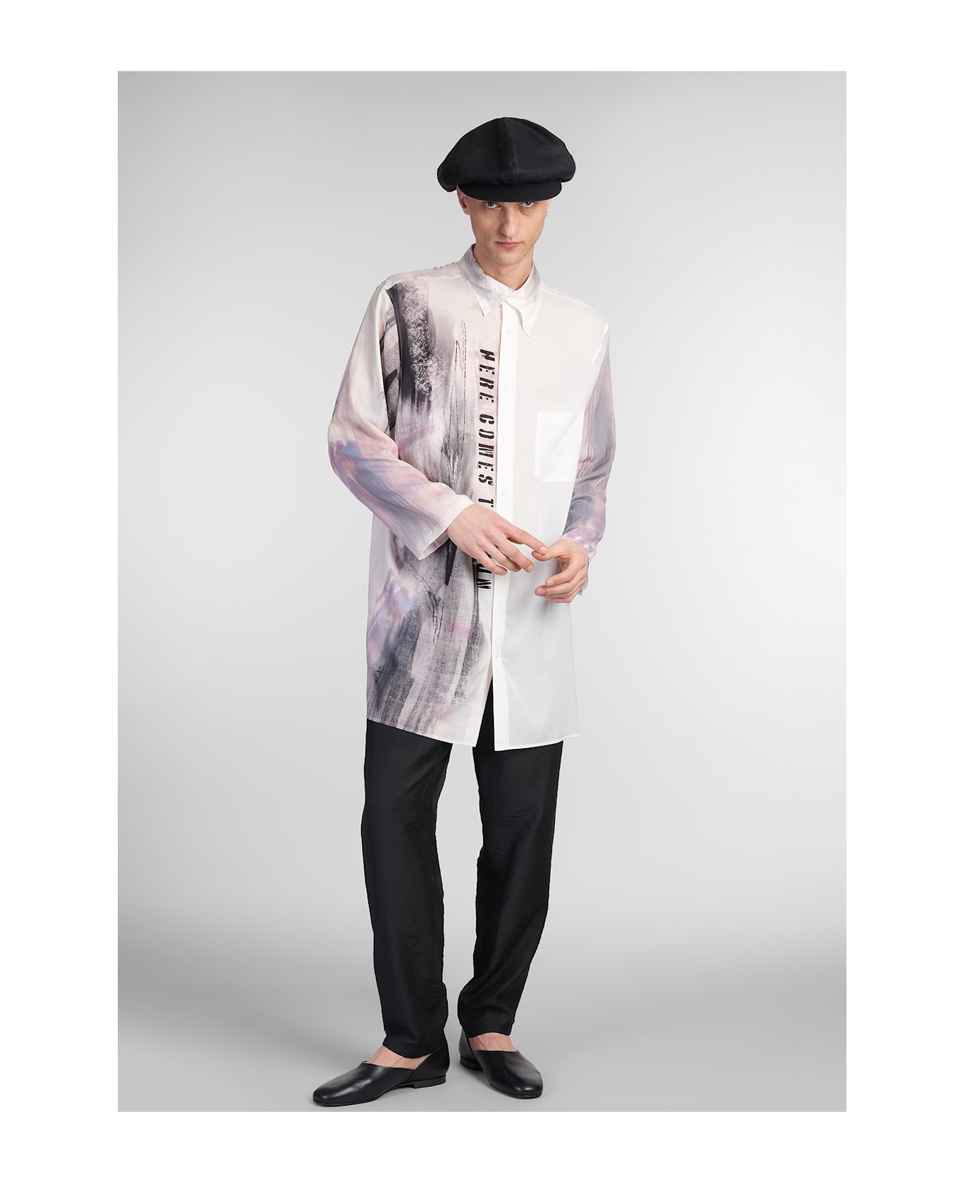 Yohji Yamamoto Shirt In Multicolor Cellulose - multicolor