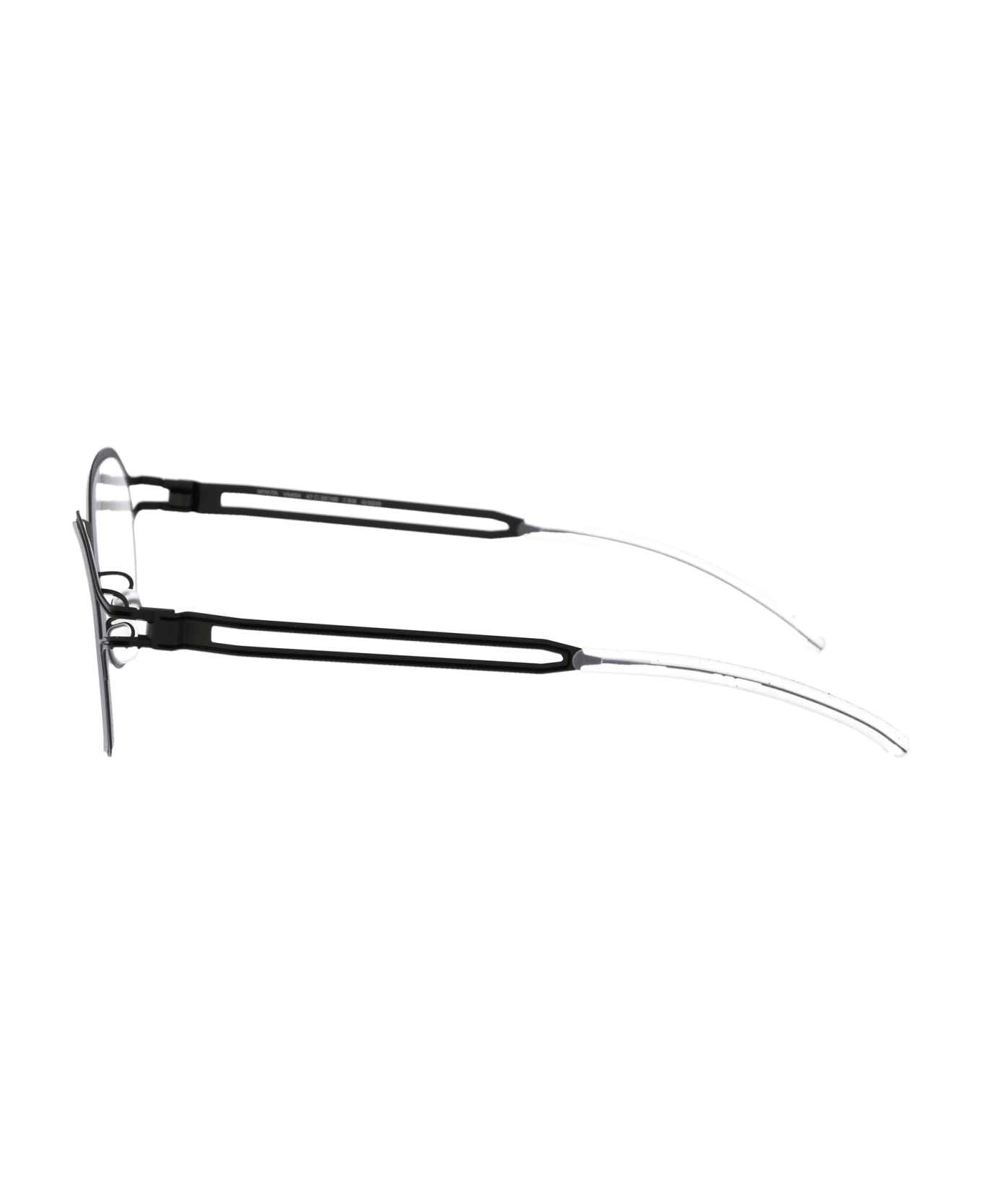 Mykita Vaasa Glasses - 515 Storm Grey/Black Clear