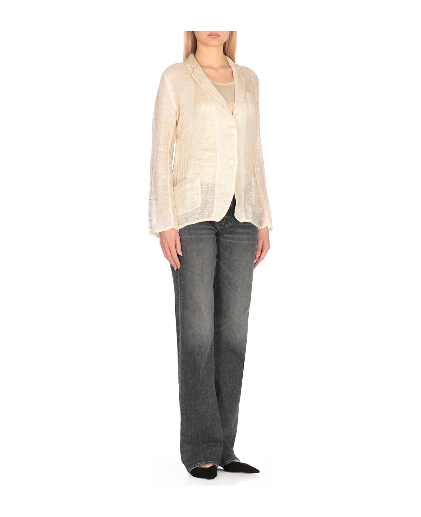 Avant Toi Line Blazer - Golden