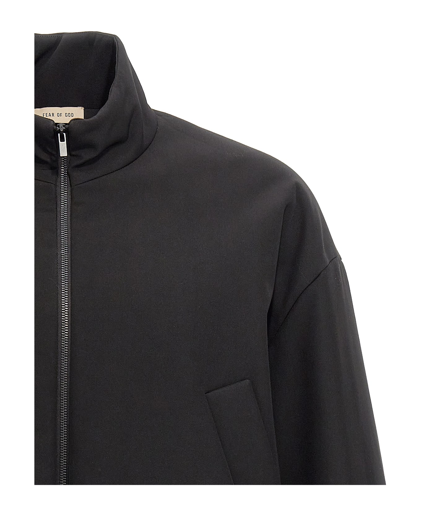 Fear of God 'high Neck' Bomber Jacket - Black  