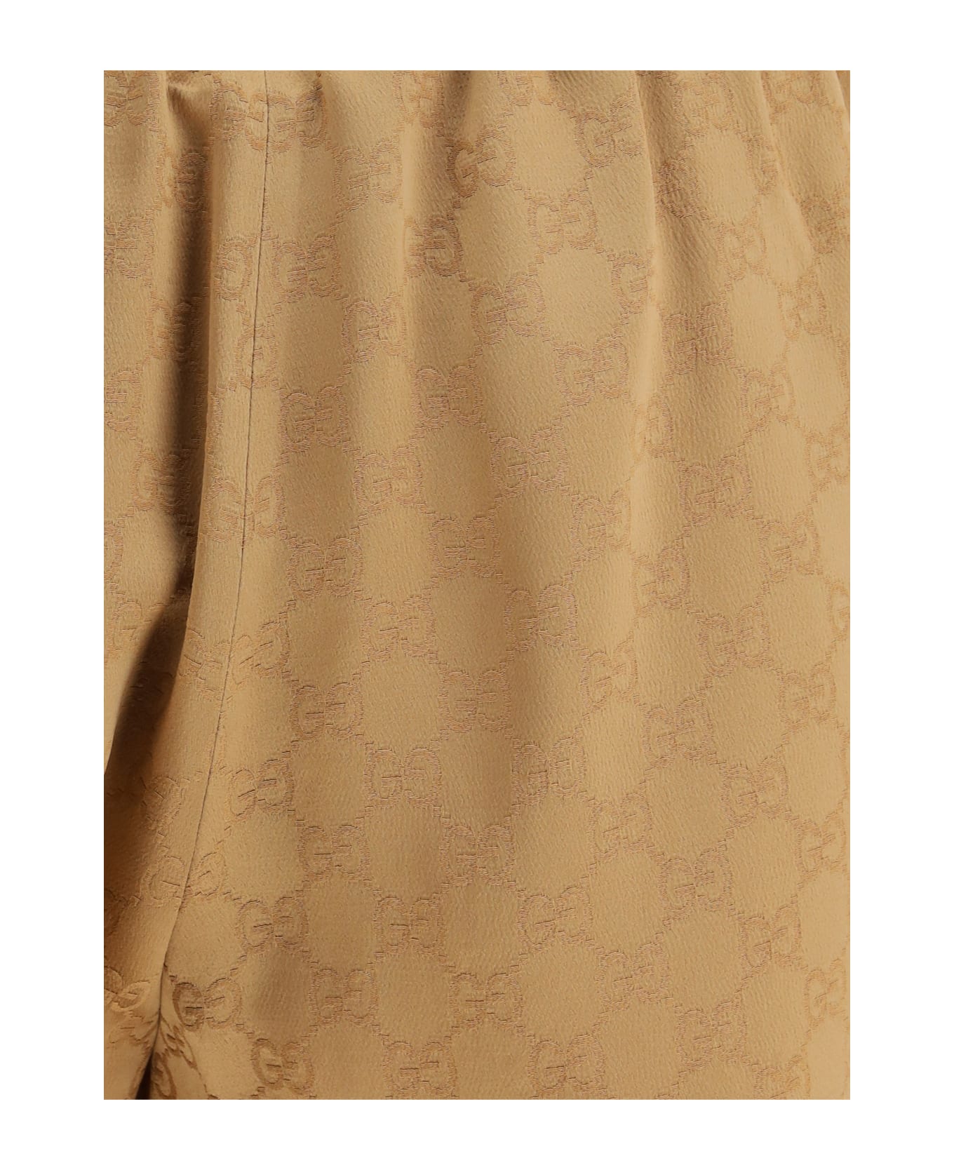 Gucci Gg Pattern Shorts - Rame/mix