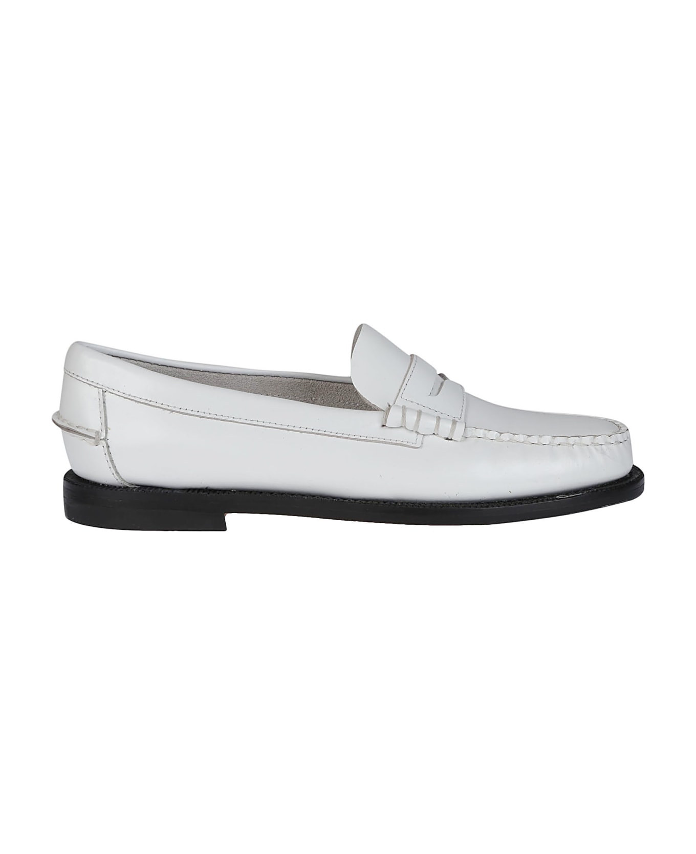 Sebago Classic Dan Pigment Loafers - White フラットシューズ