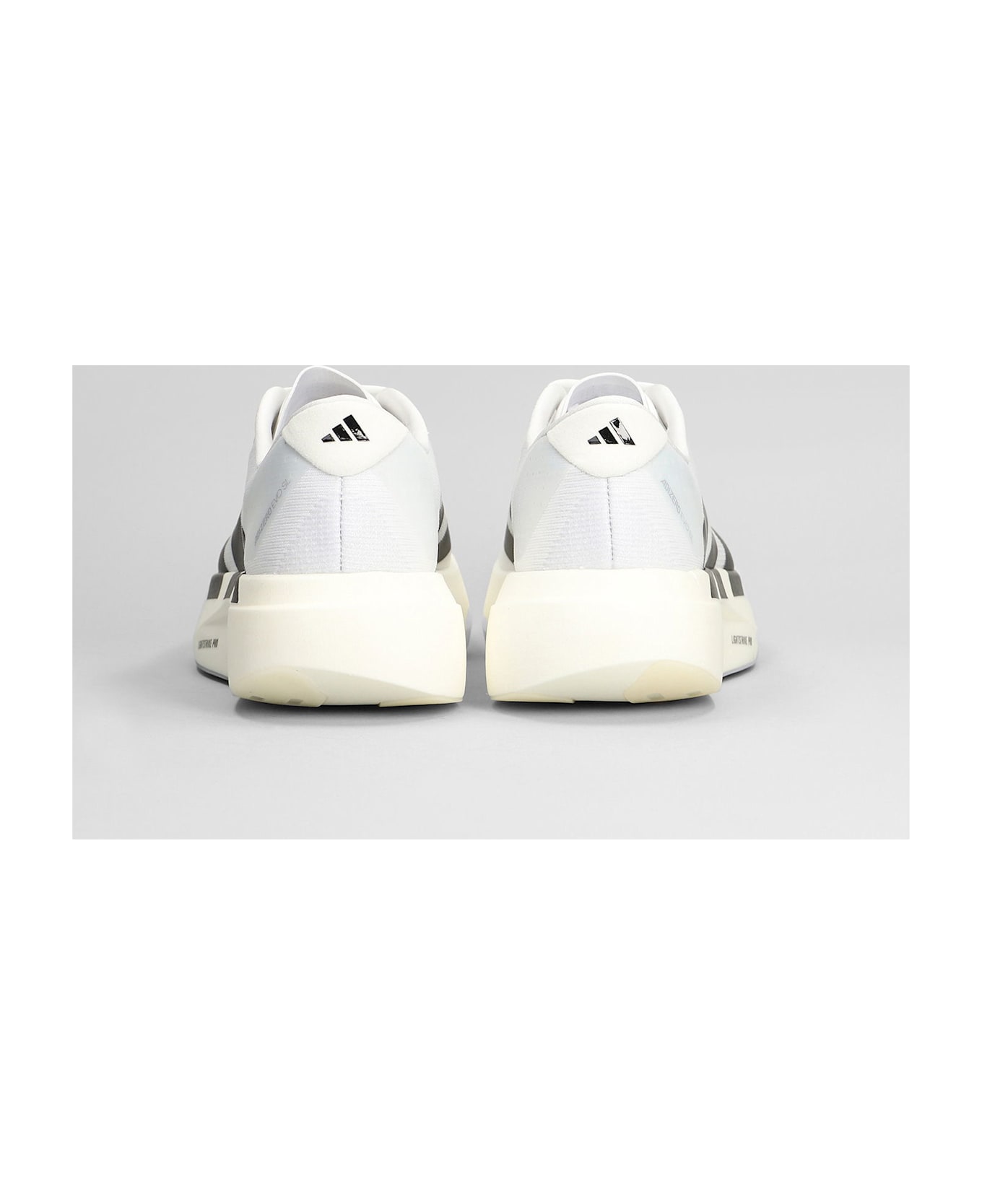 Adidas Adizero Evo Sl Sneakers In White Fabric - white