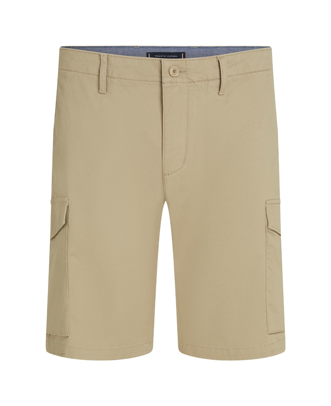 Tommy Hilfiger Khaki Men's Bermuda Shorts With Pockets - BATIQUE KHAKI ショートパンツ