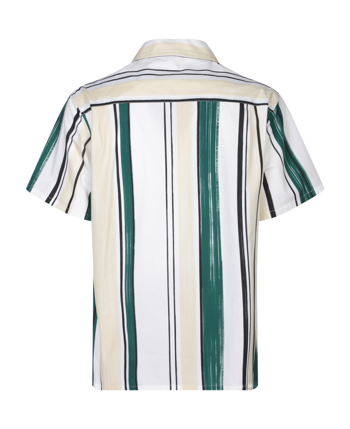 Lanvin Bowling White/green Shirt - Green シャツ