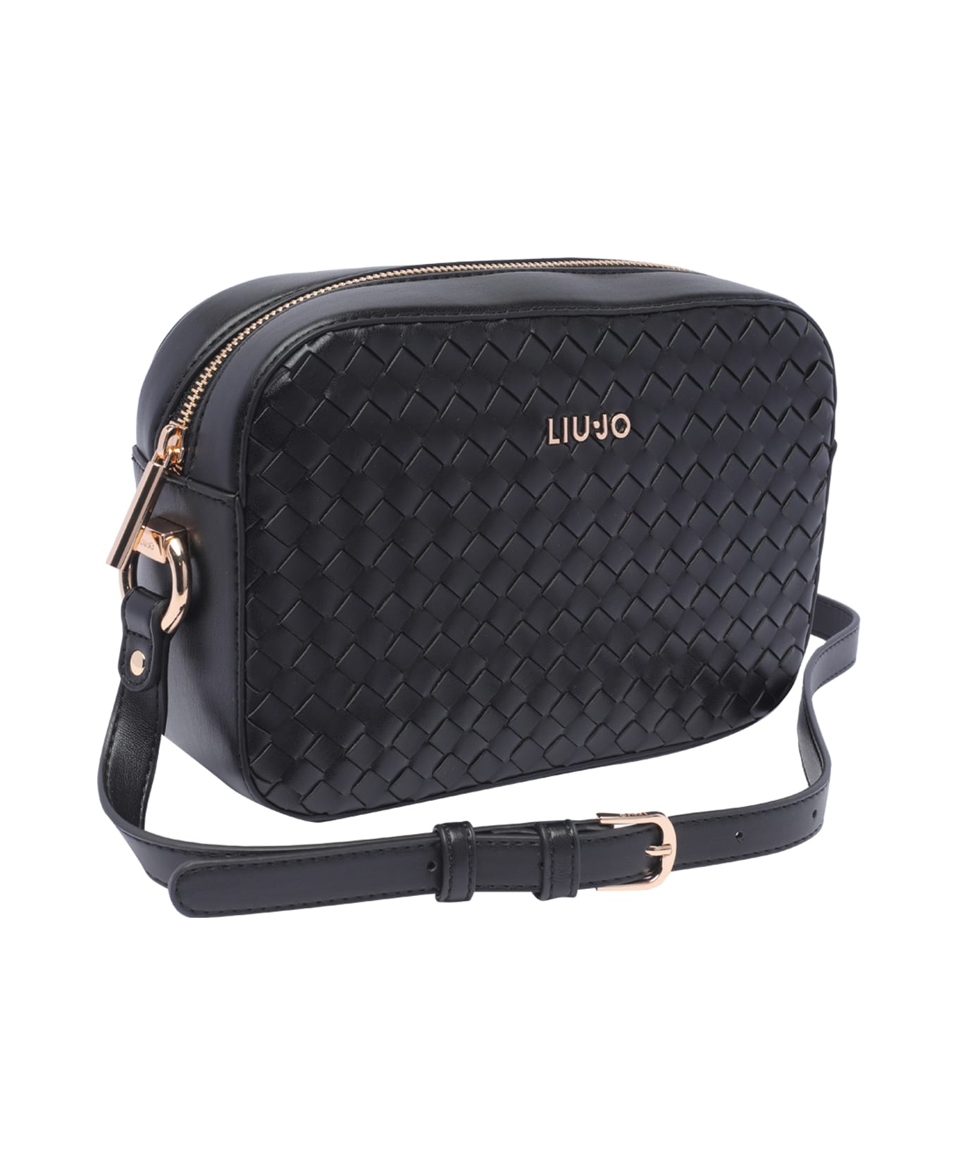 Liu-Jo Logo Camera Bag - BLACK ショルダーバッグ