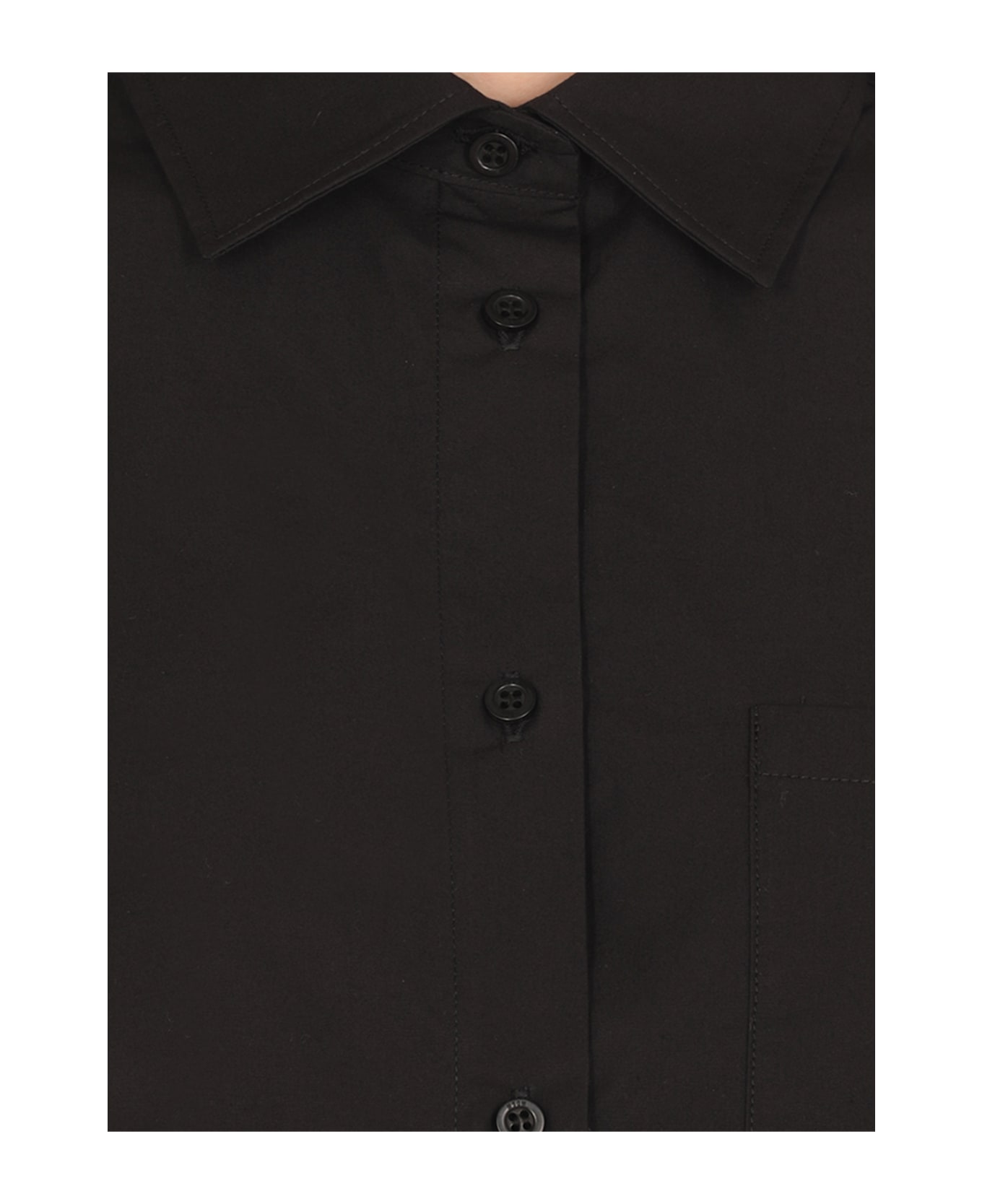 MSGM Cotton Shirt - Black