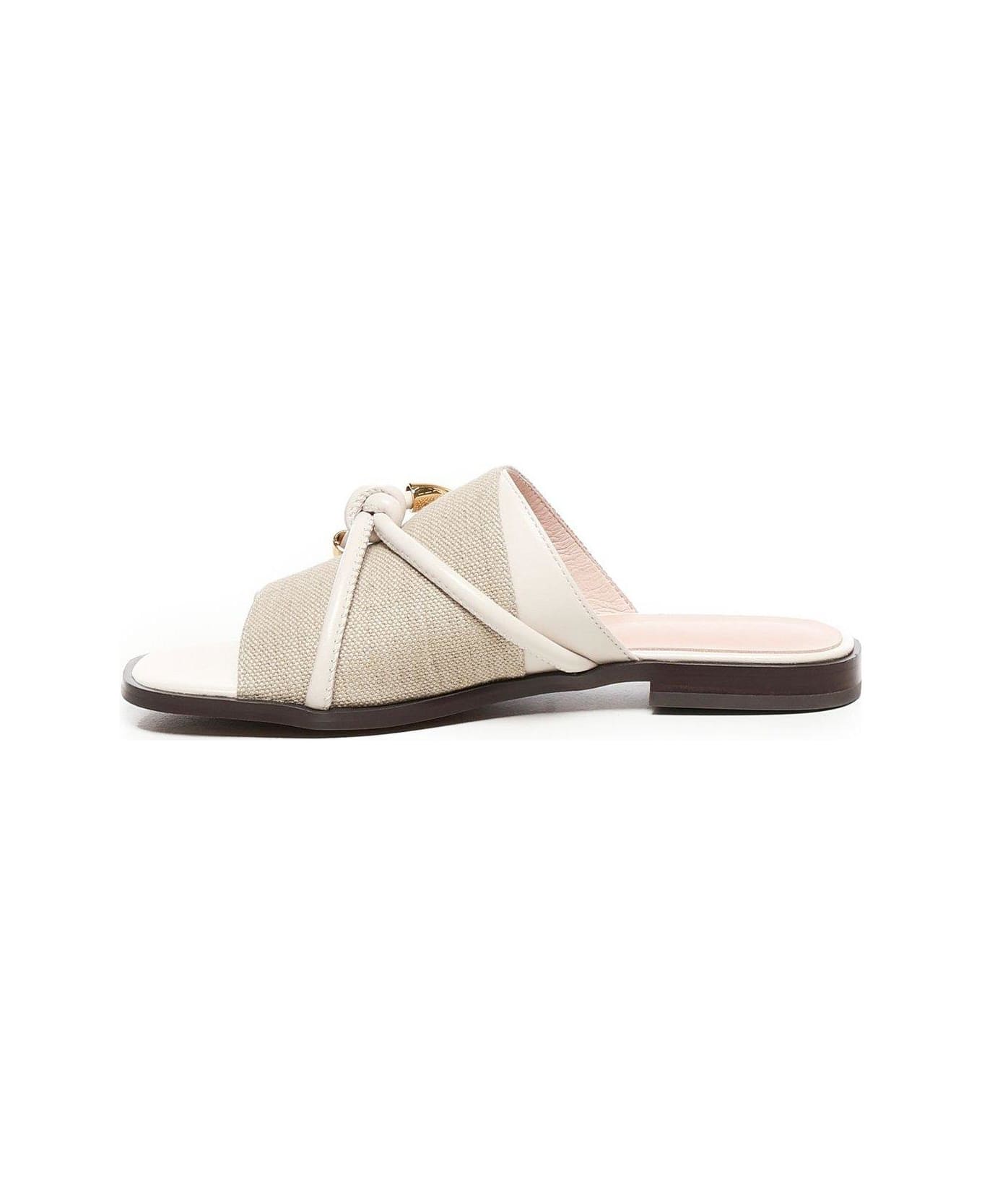 Coccinelle Carmy Slip-on Sandals - Natural