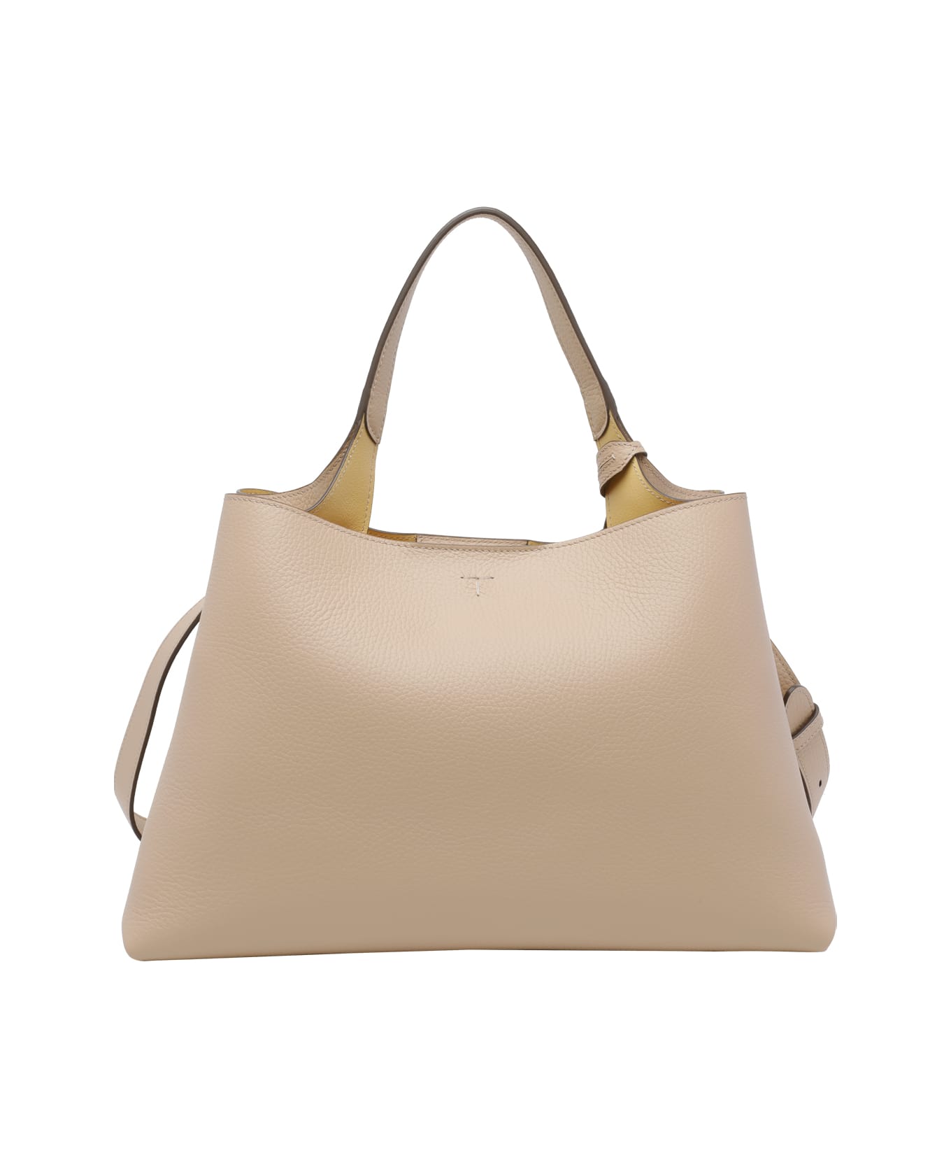 Tod's Medium Leather Handbag - Beige