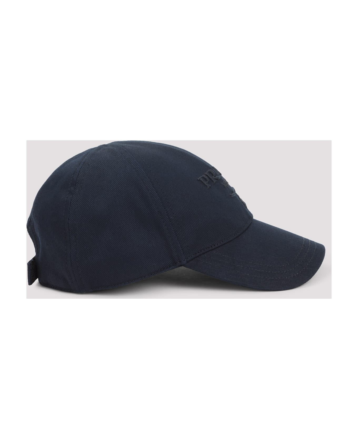 Prada Cotton Baseball Hat - Bleu