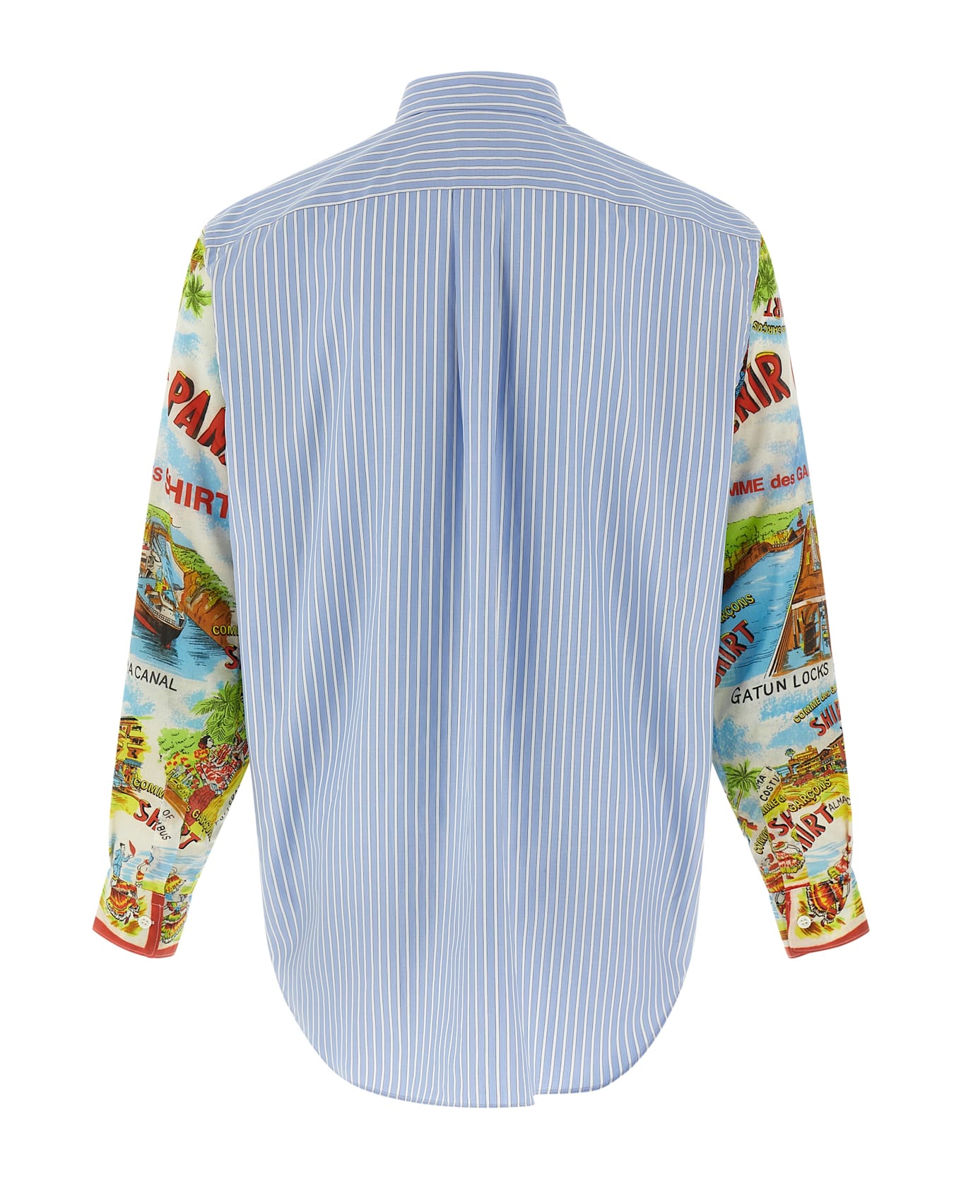 Comme des Garçons Shirt Patterned Sleeve Shirt - Multicolor