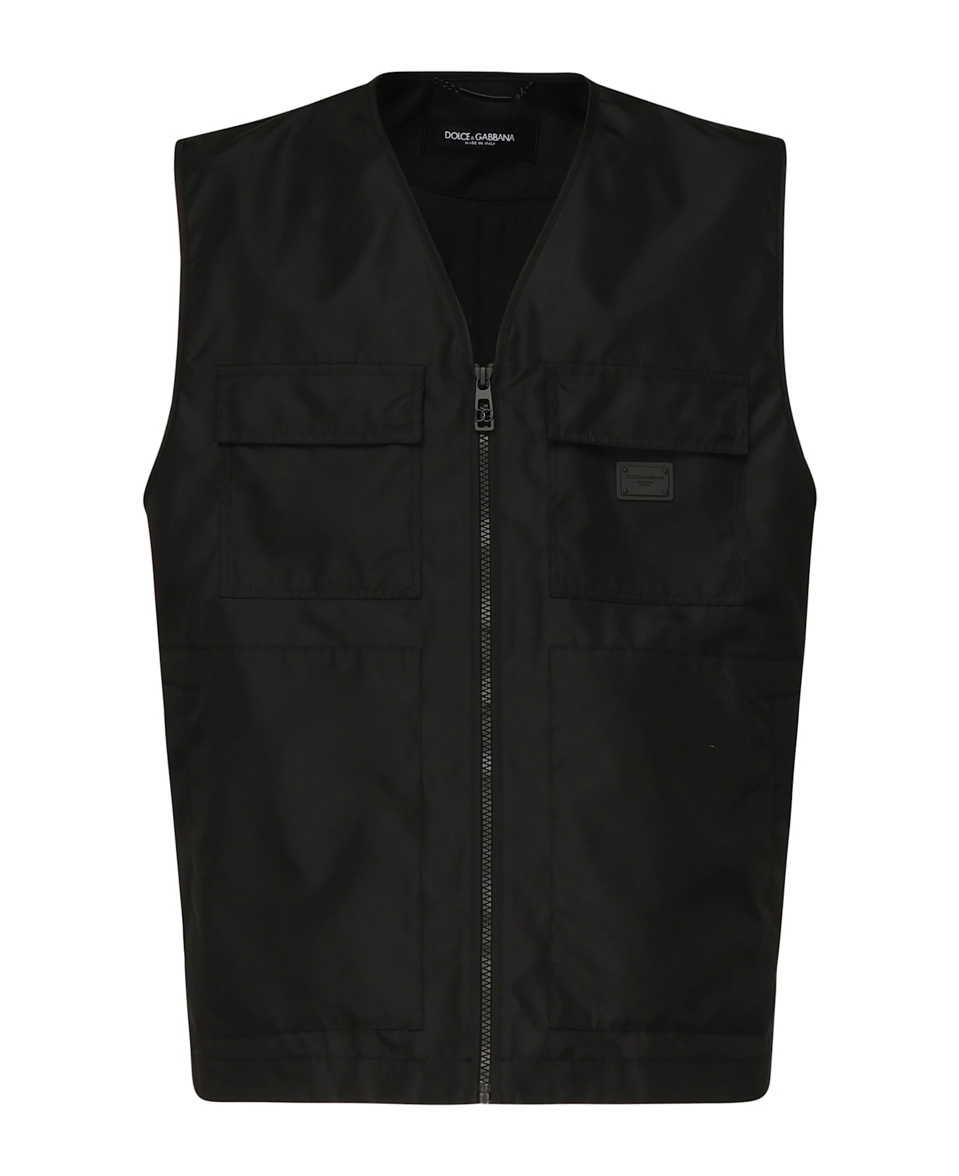 Dolce 
Gabbana Logo Vest - Black