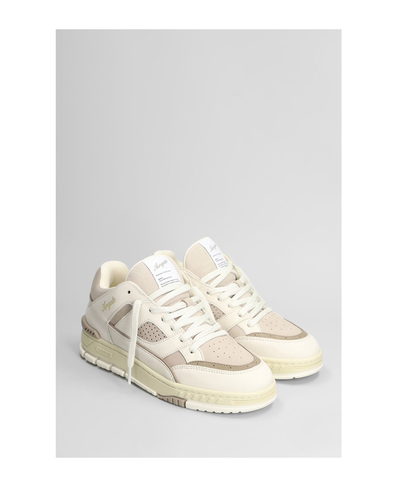 Axel Arigato Area Lo Sneaker Sneakers In Taupe Leather - taupe