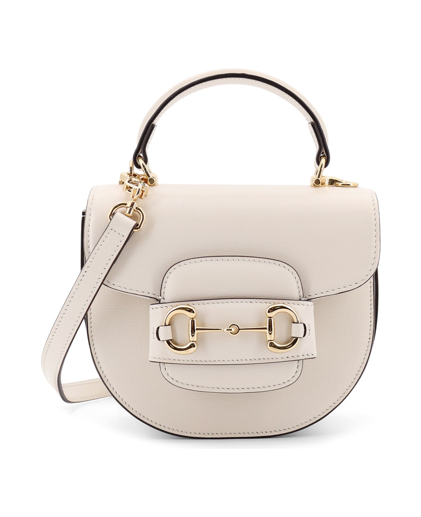 Gucci 
gucci Horsebit 1955 Mini
 Handbag - White