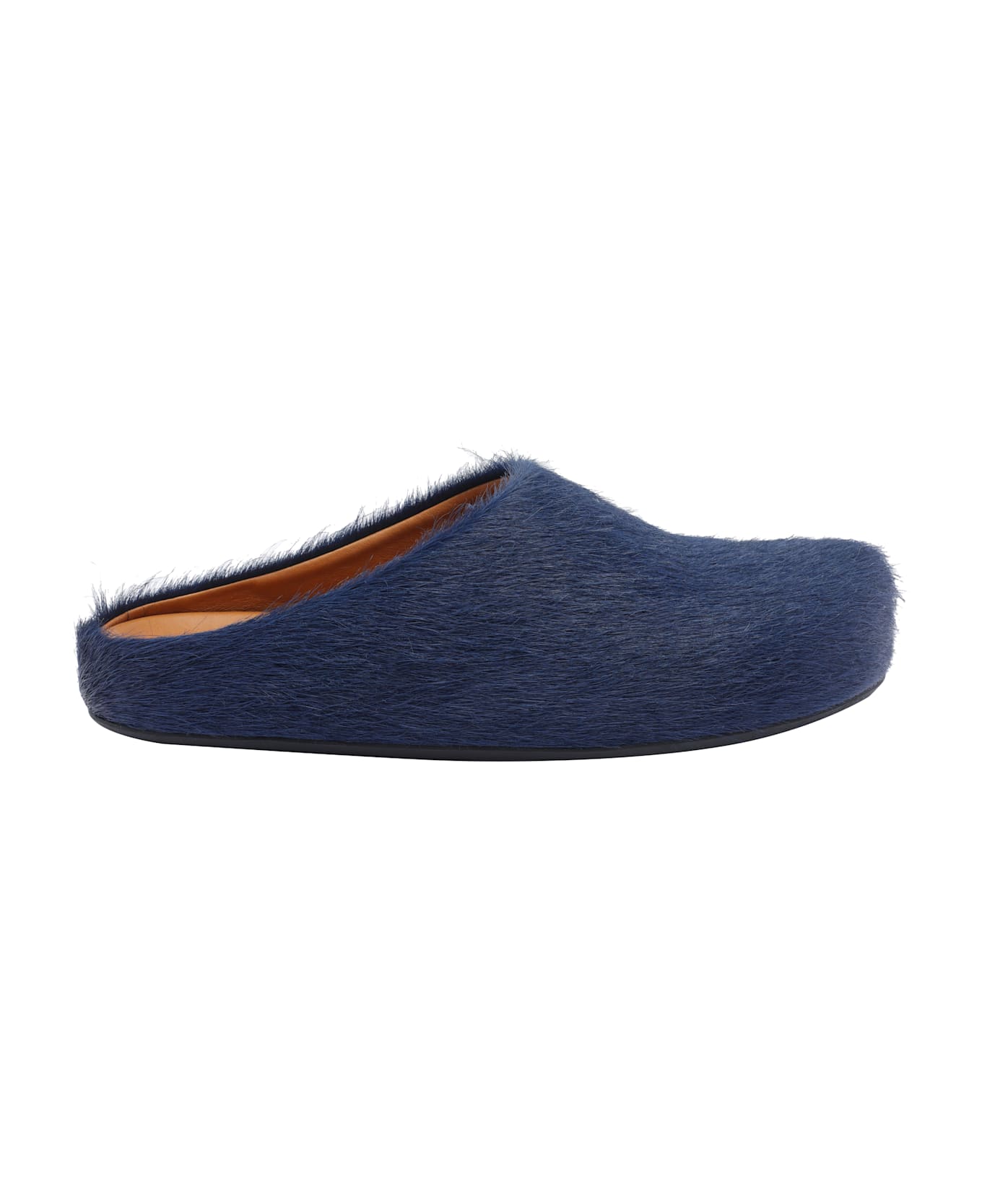 Marni Long Hair Fussbett Sabot - Blue