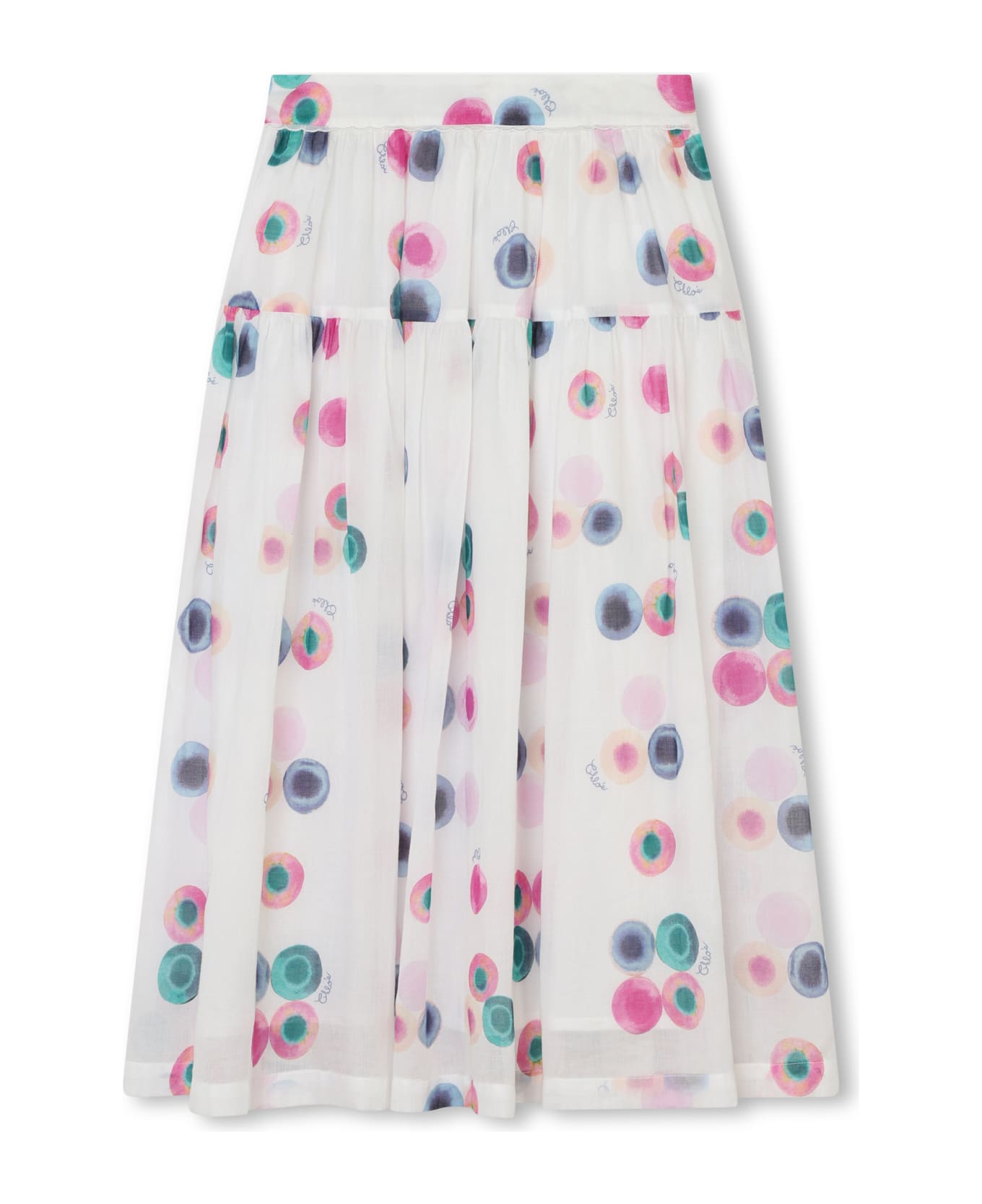 Chloé Skirt With Abstract Print - Multicolor