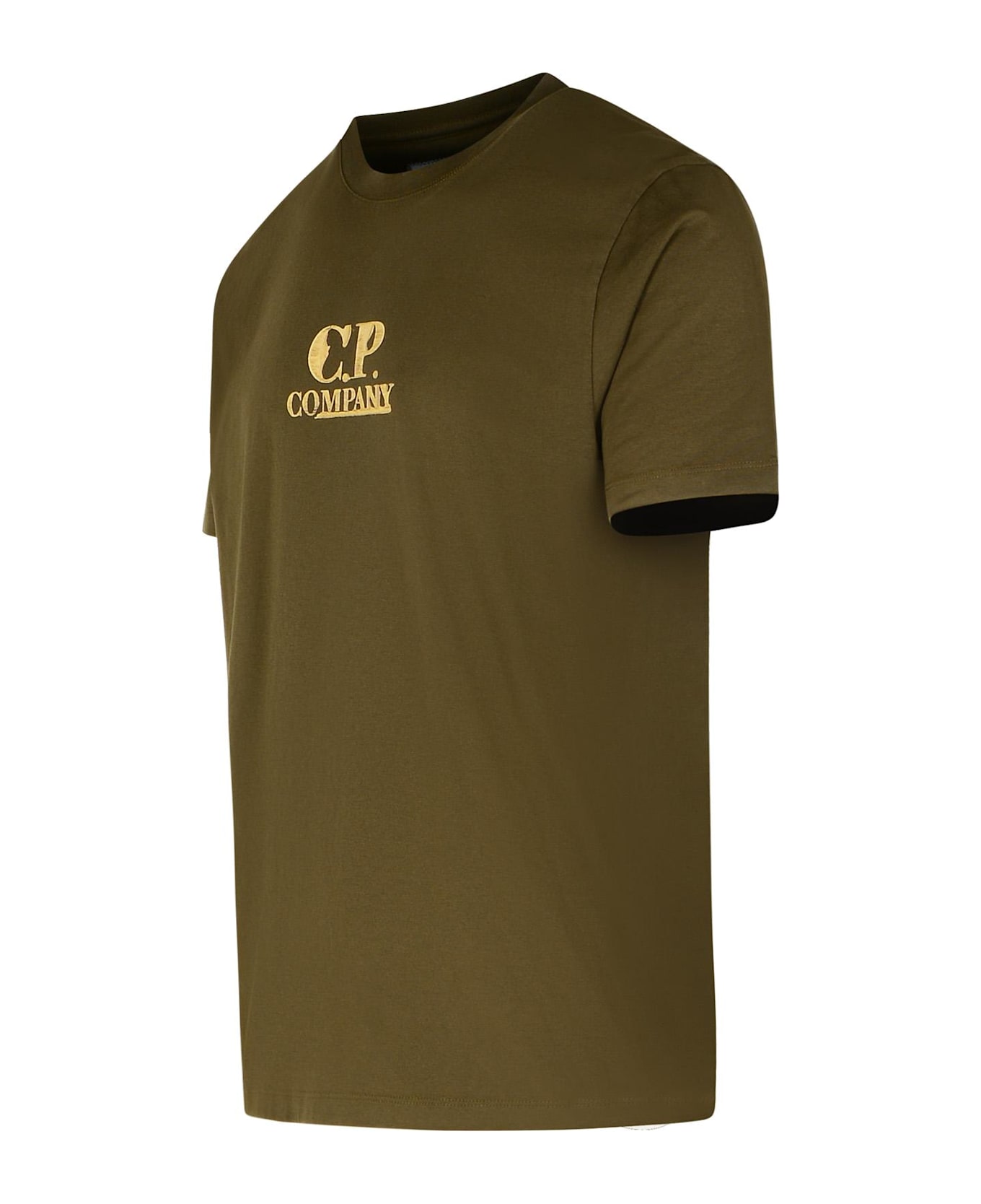 C.P. Company Green Cotton T-shirt - Green