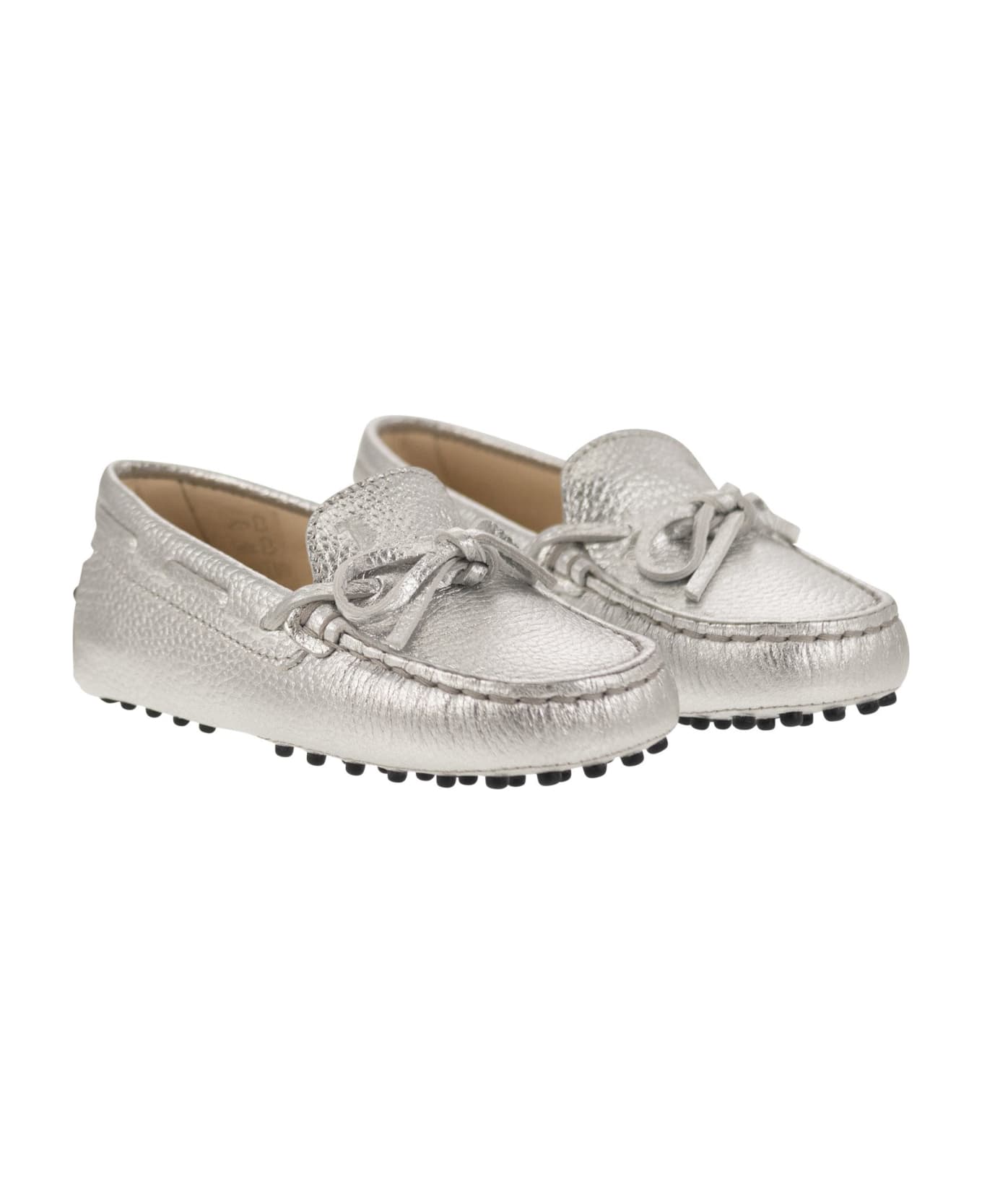 Tod's Loafer Gommino - Silver