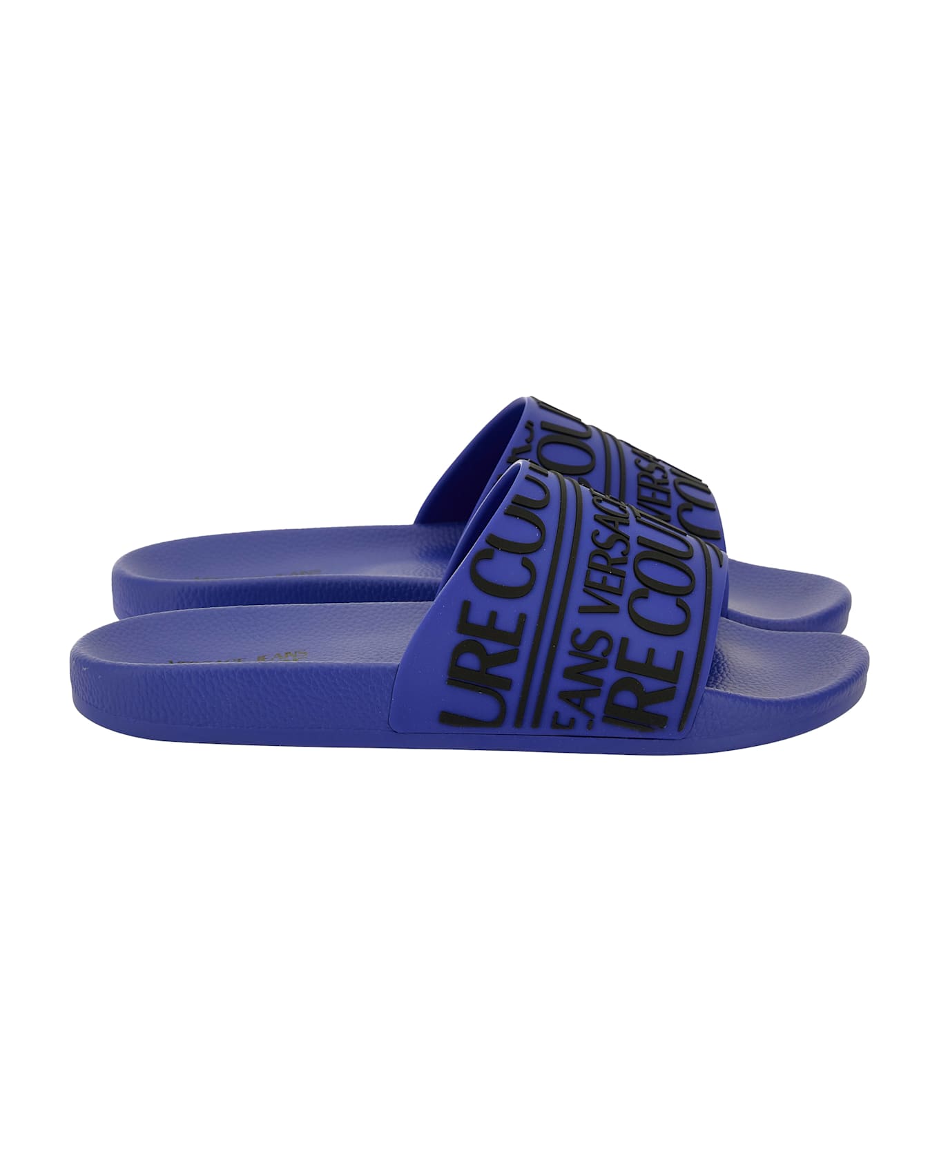 Versace Jeans Couture Pool Slides - Blue
