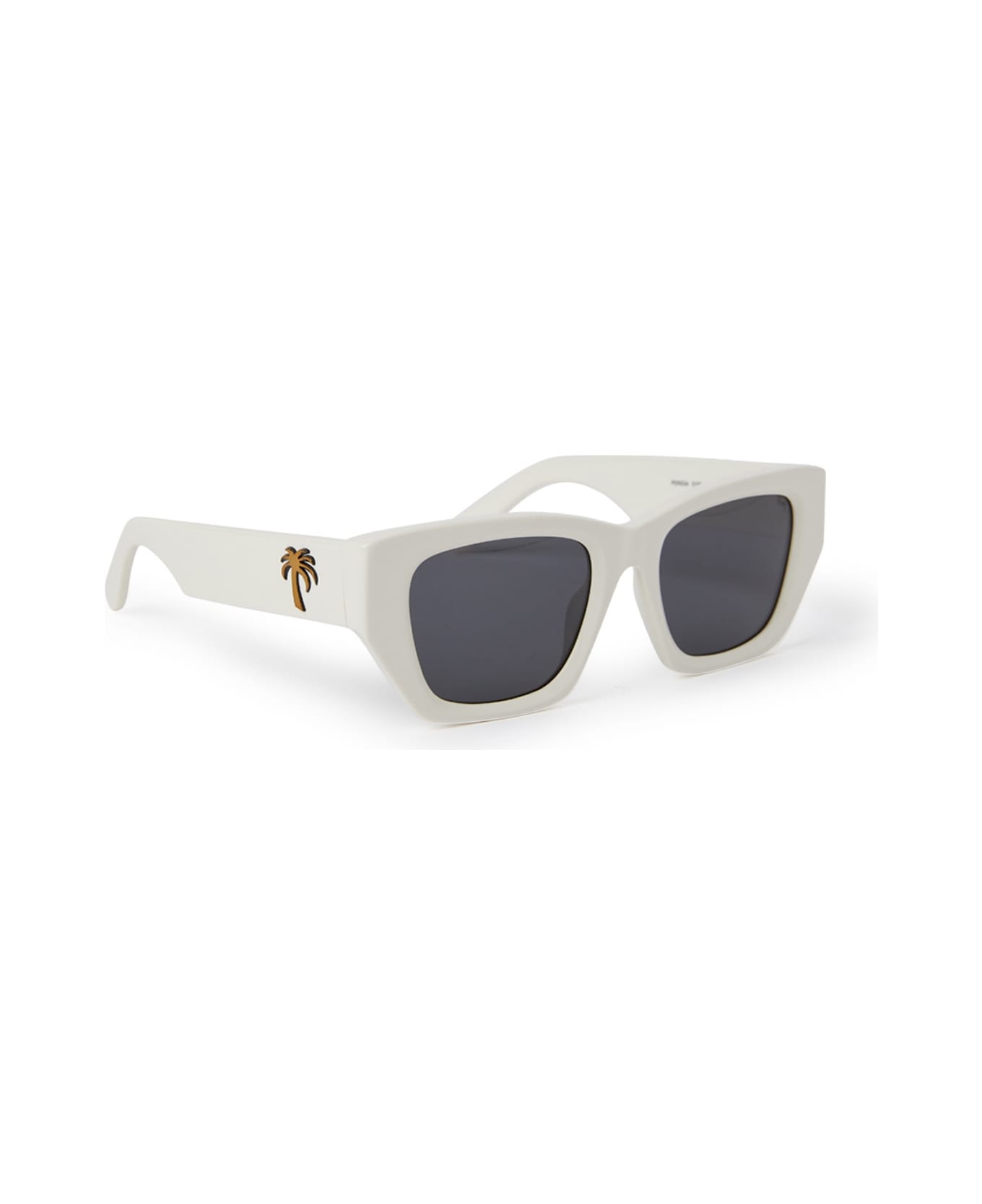 Palm Angels Hinkley White Sunglasses - Bianco サングラス