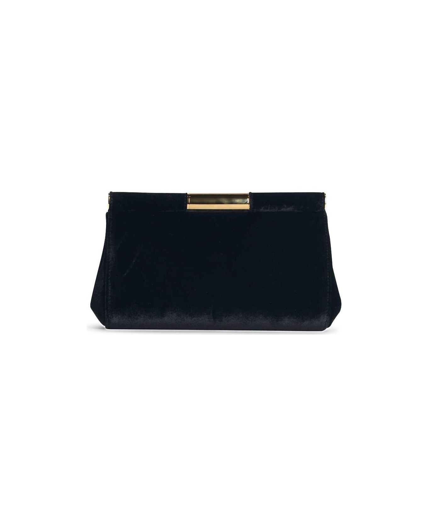 Dolce & Gabbana Black Velvet Shoulder Strap - Black