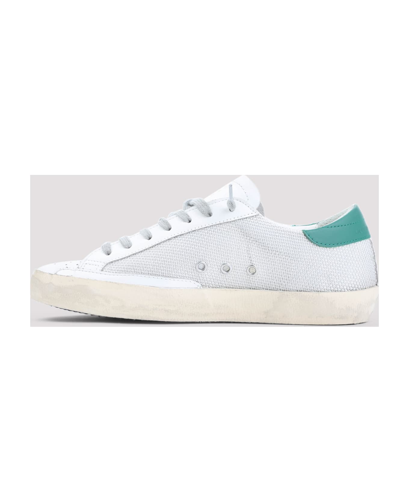 Golden Goose Superstar Sneakers - Light Silver White