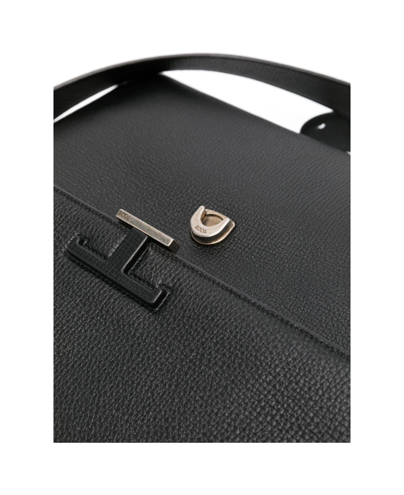 Tod's Timeless Leather Slim Briefcase - Black