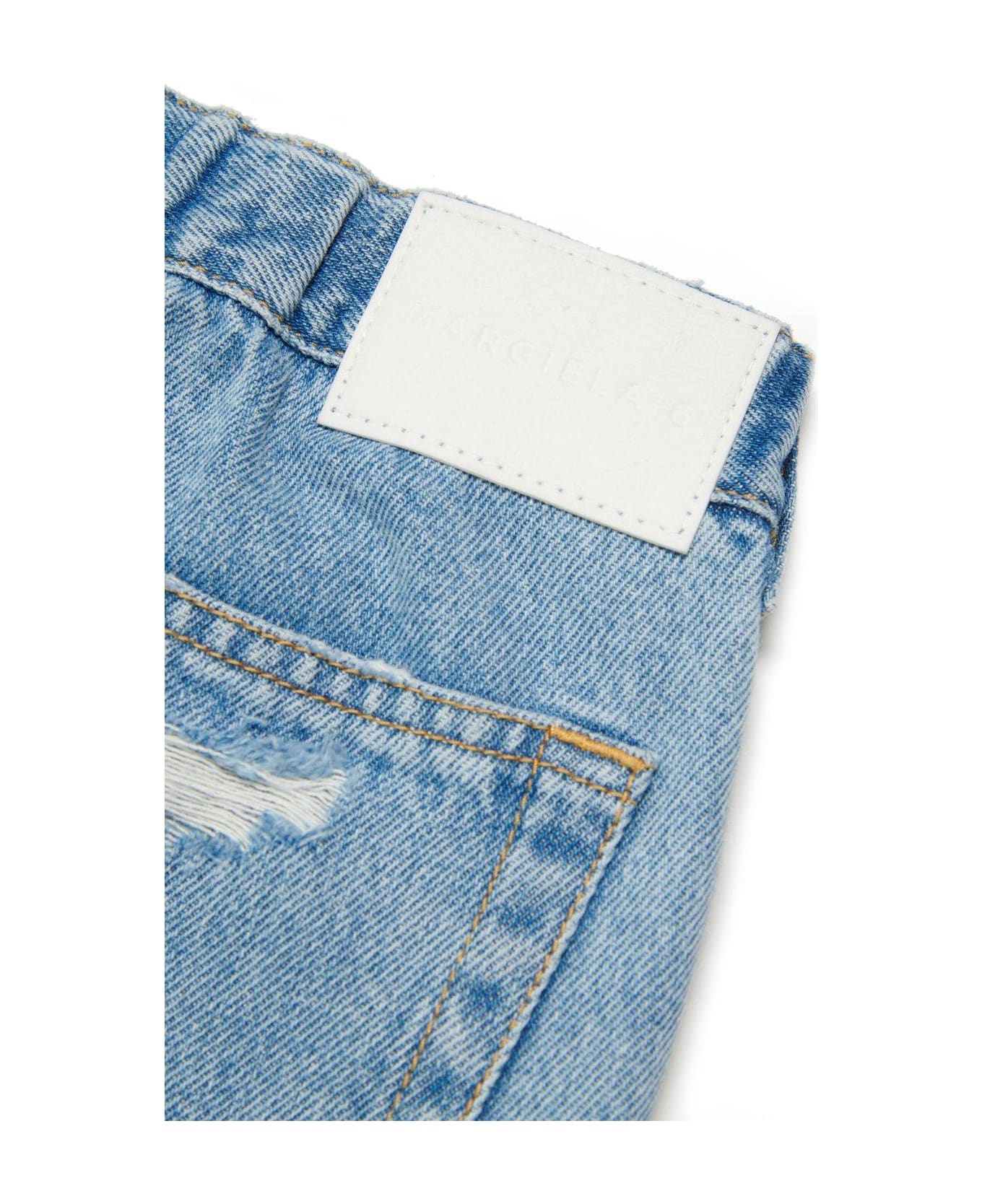 MM6 Maison Margiela Distressed Jeans - Blue