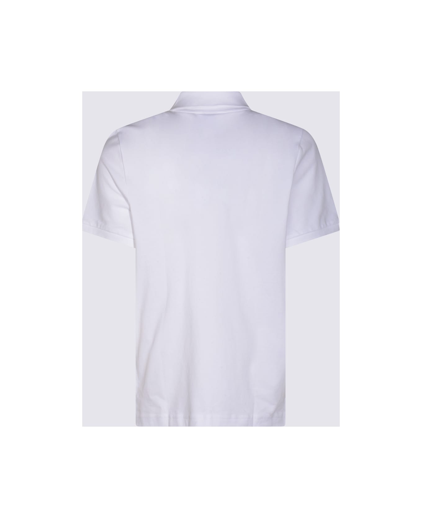 Moose Knuckles White Cotton Polo Shirt - White