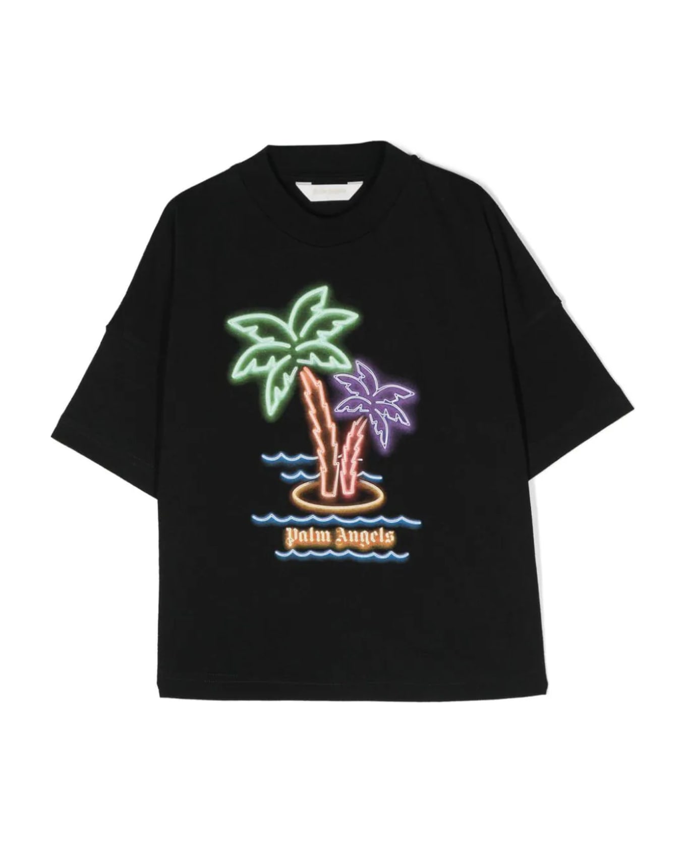 Palm Angels T-shirts And Polos Black - Black