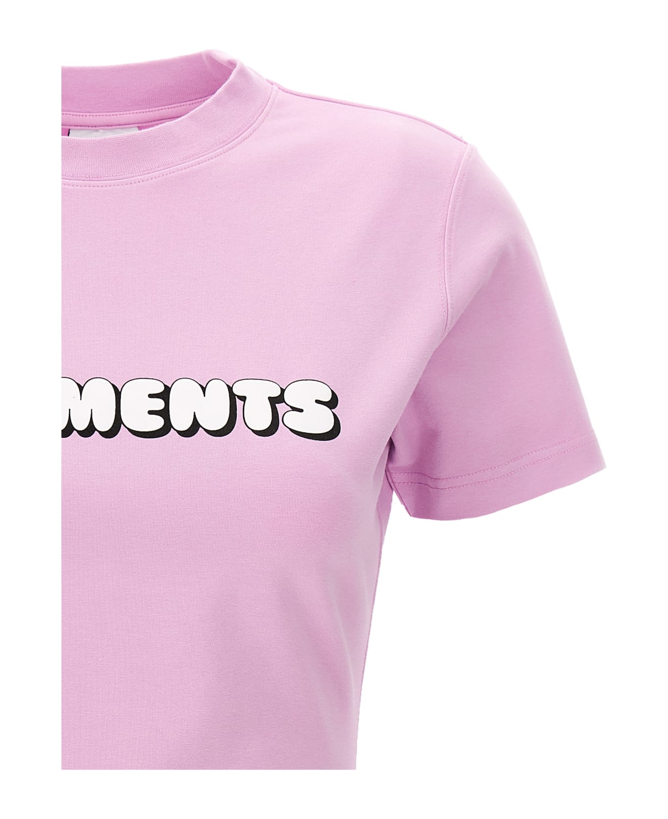 VETEMENTS 'logo' T-shirt - Pink
