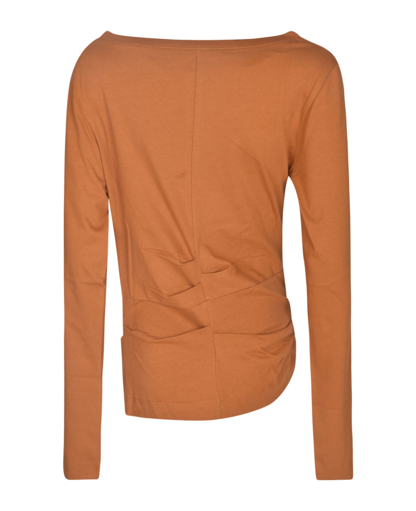 Dries Van Noten Wide Neck Plain Sweatshirt - Rust