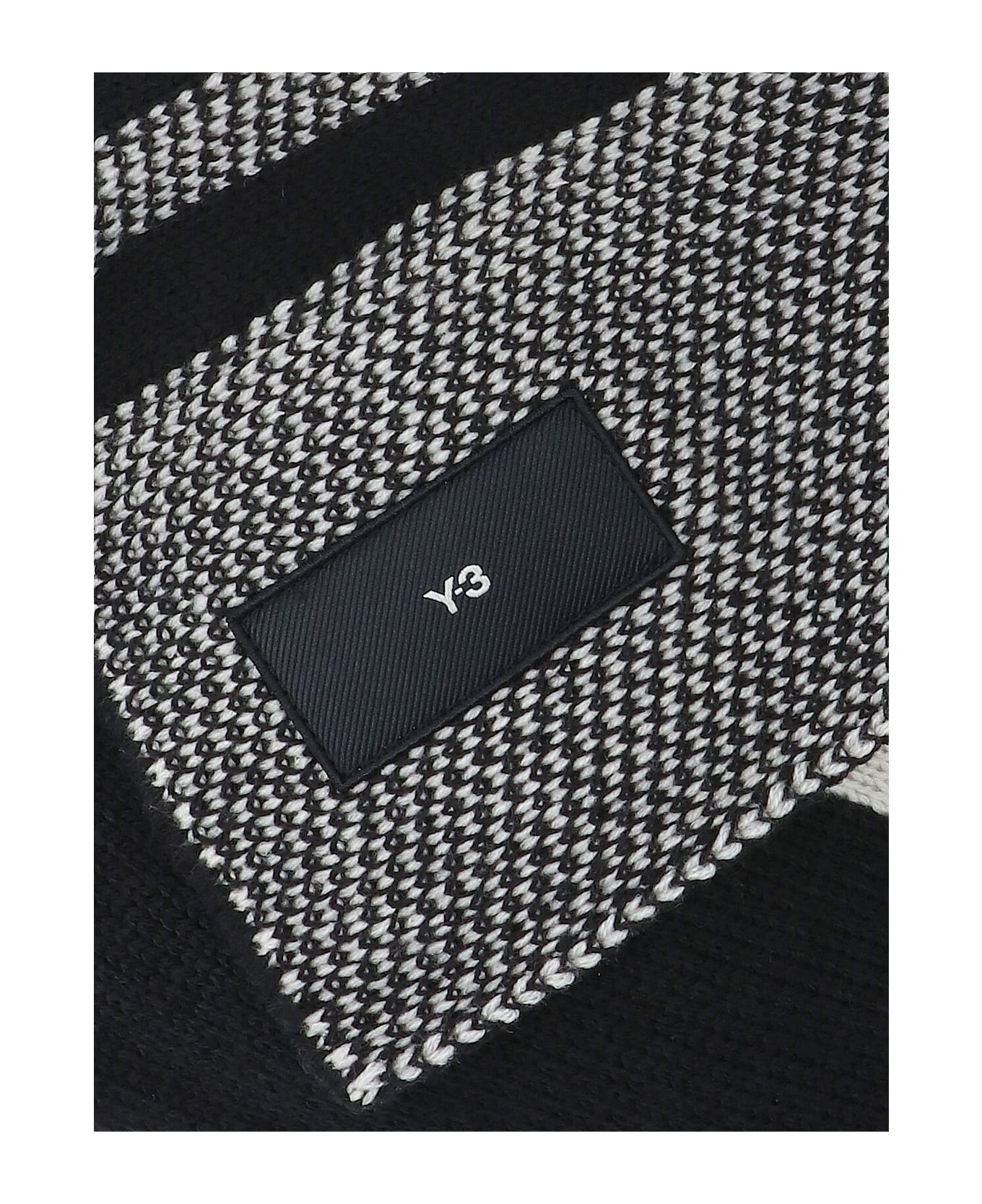 Y-3 Logo Scarf - Black  